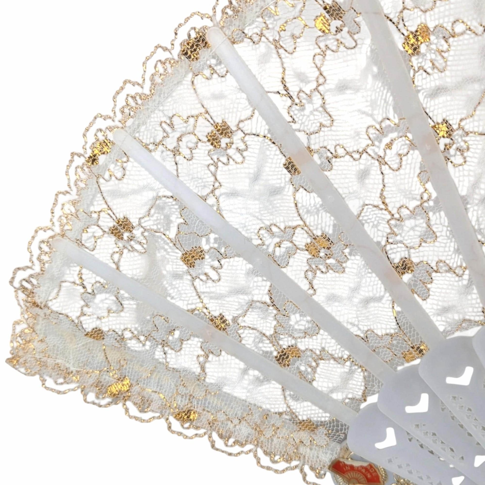 Vintage Lace Fan, Made in Japan, Elegant Hand Fan, Wedding Accessory, Bridal Gift, Dance Fan, Home Decor