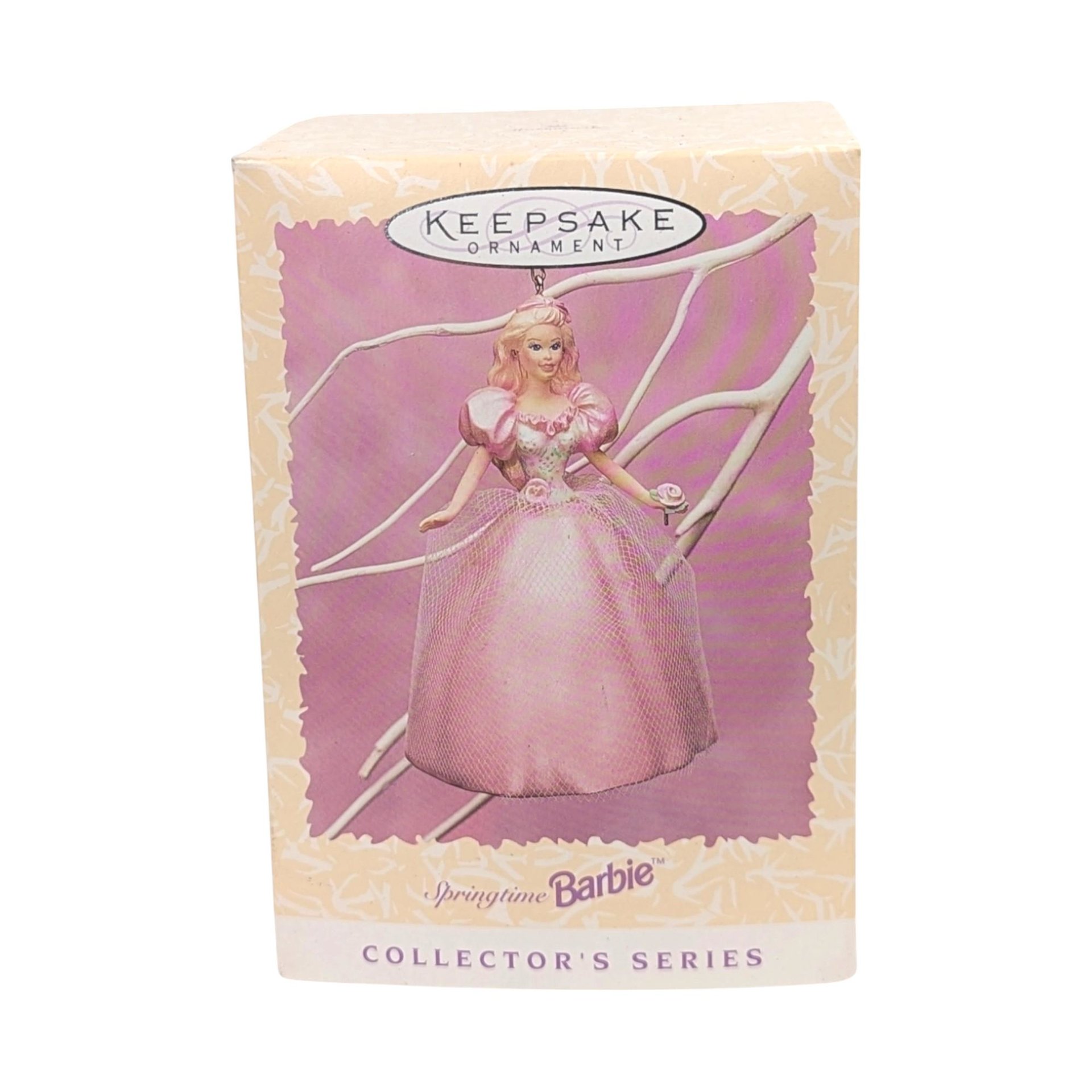 1996 Hallmark Keepsake Springtime Barbie Ornament | Collector Series | Vintage Barbie Ornament | Easter Ornament