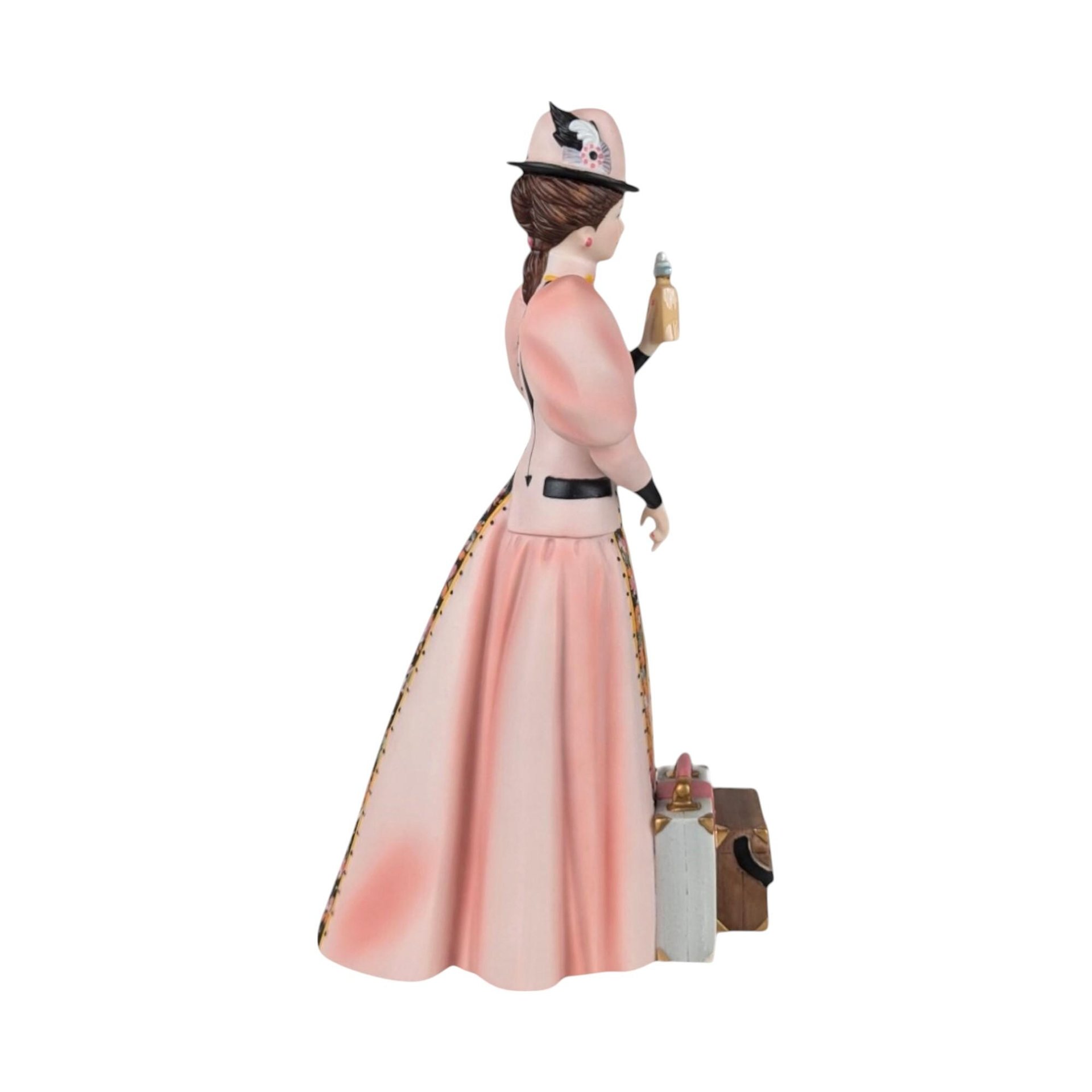 2004 Avon Presidents Club Mrs. Albee Award Figurine, Vintage Avon Collectible, Woman with Luggage, Sales Achievement Award, Original Box
