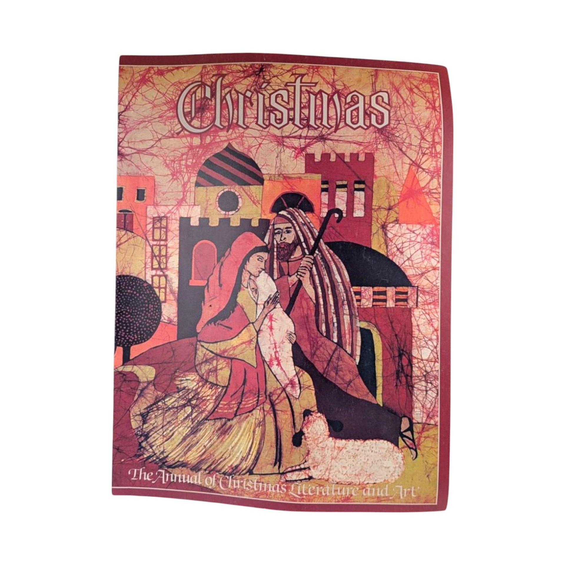 Vintage 1980s Christmas Literature Art Annuals Set of 3 Holiday Reading