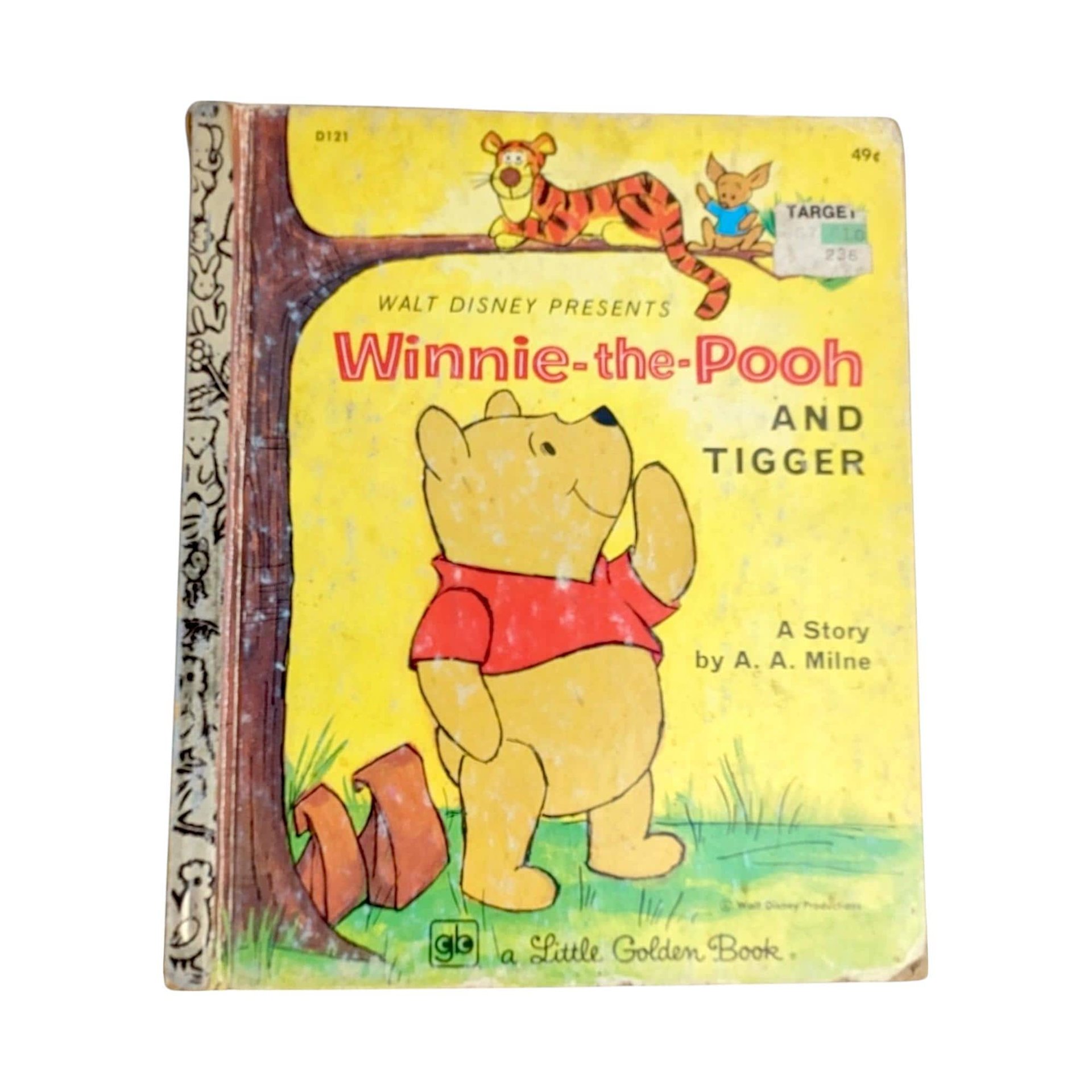 Vintage Winnie the Pooh Book Lot, Pooh King of the Beasties, Honey Patch, Jokes & Riddles, Tigger Golden Book, A.A. Milne, Children's Books