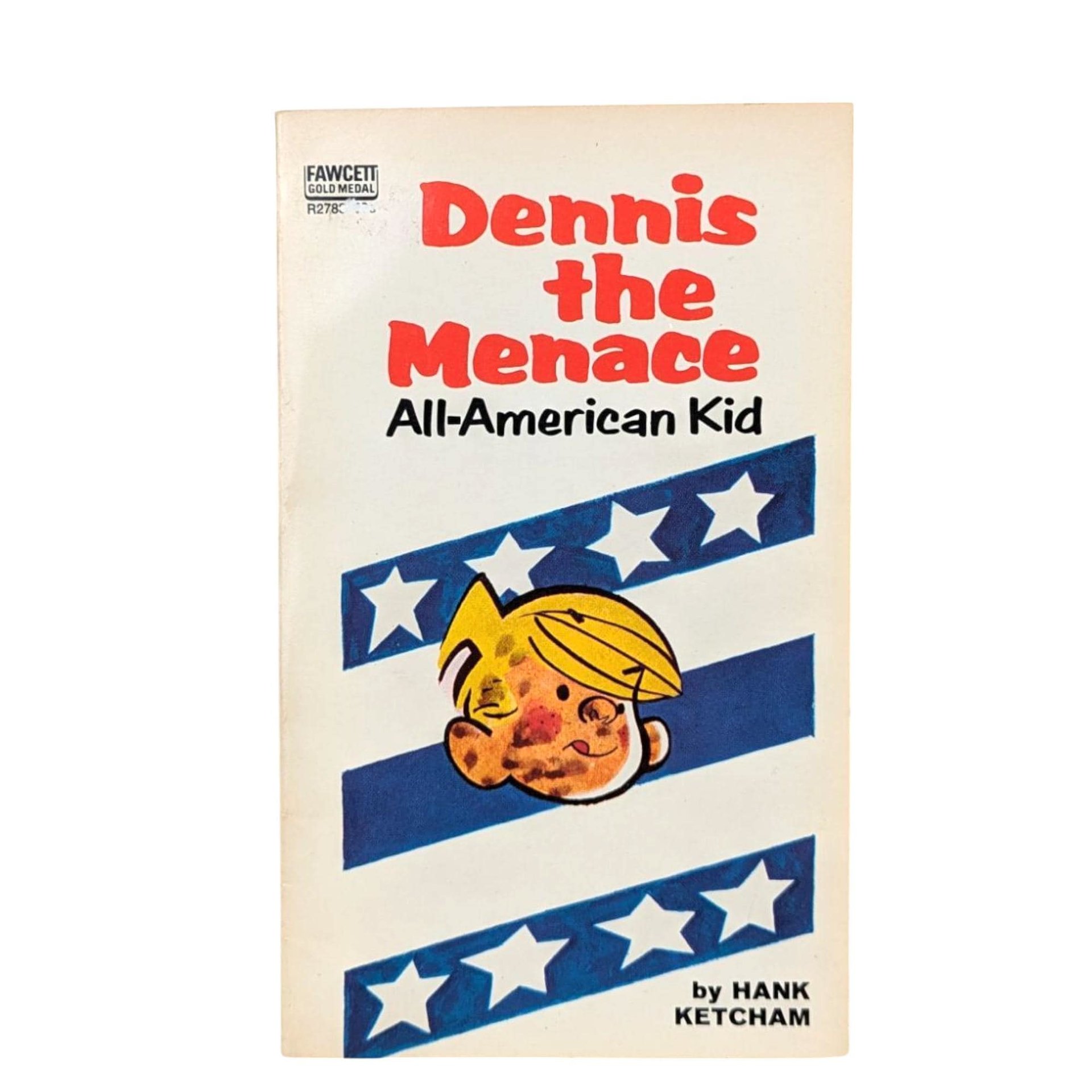 Vintage Dennis the Menace Books, Set of 6 Softcovers, Hank Ketcham, 1960s-70s Comics, Gift for Collector, Retro Nostalgia