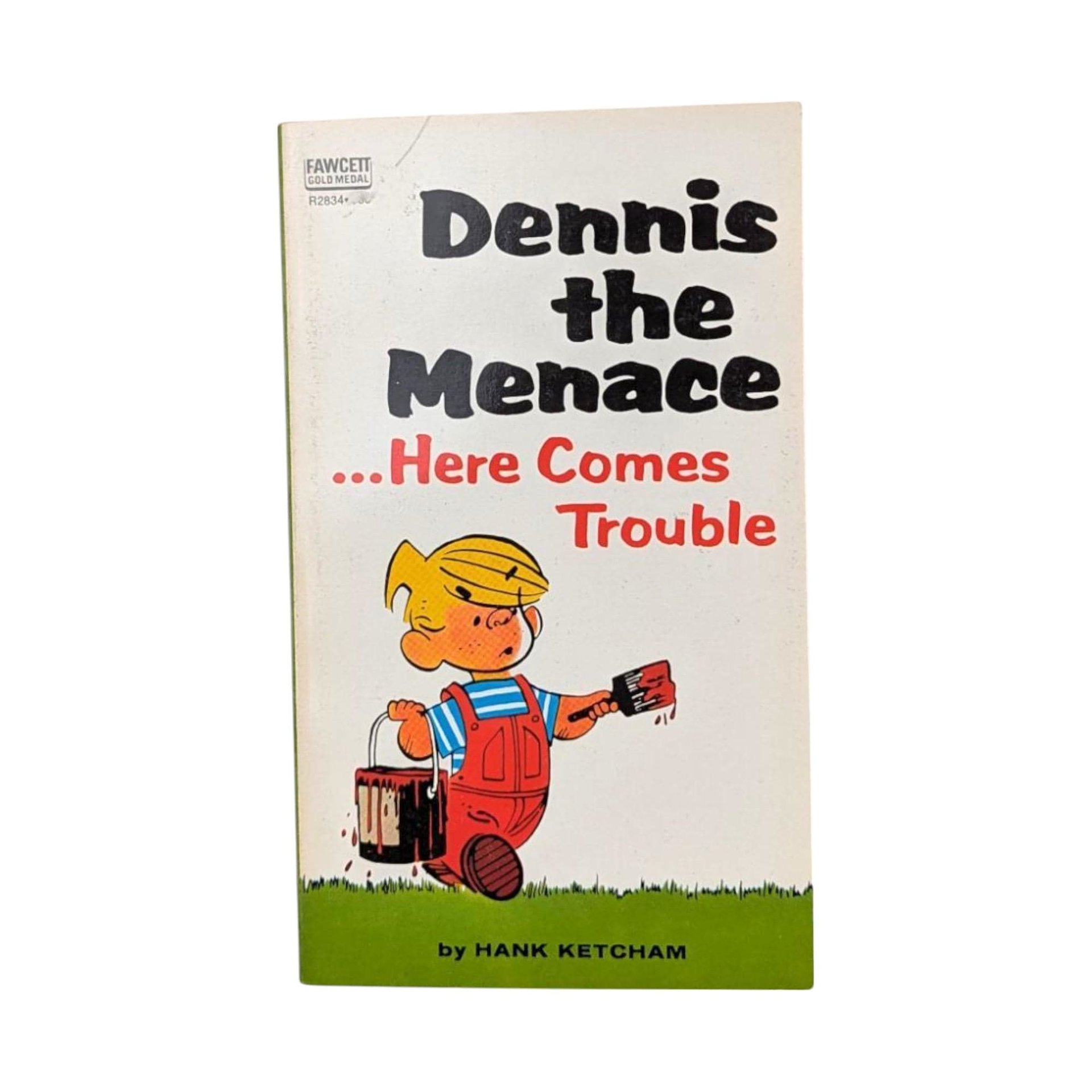 Vintage Dennis the Menace Books, Set of 6 Softcovers, Hank Ketcham, 1960s-70s Comics, Gift for Collector, Retro Nostalgia