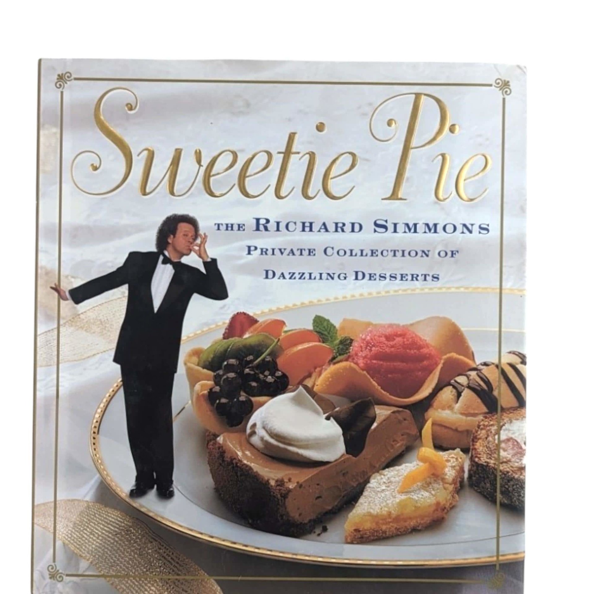 Vintage Richard Simmons Cookbook Pair: "Farewell to Fat" Plus "Sweetie Pie" 1990s Diet & Dessert Recipes, Retro Fitness Gift
