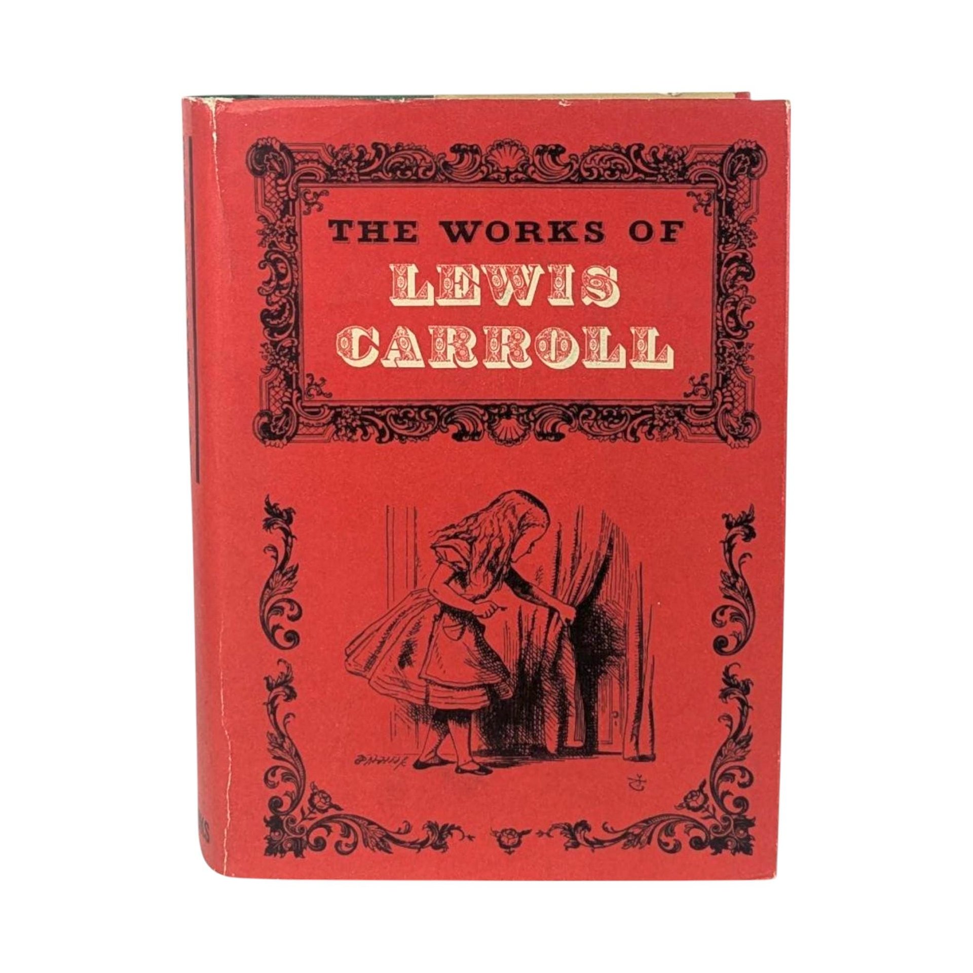 The Works of Lewis Carroll 1965 Hardcover Book, Complete Alice in Wonderland Anthology with Dust Jacket, Vintage Book Gift