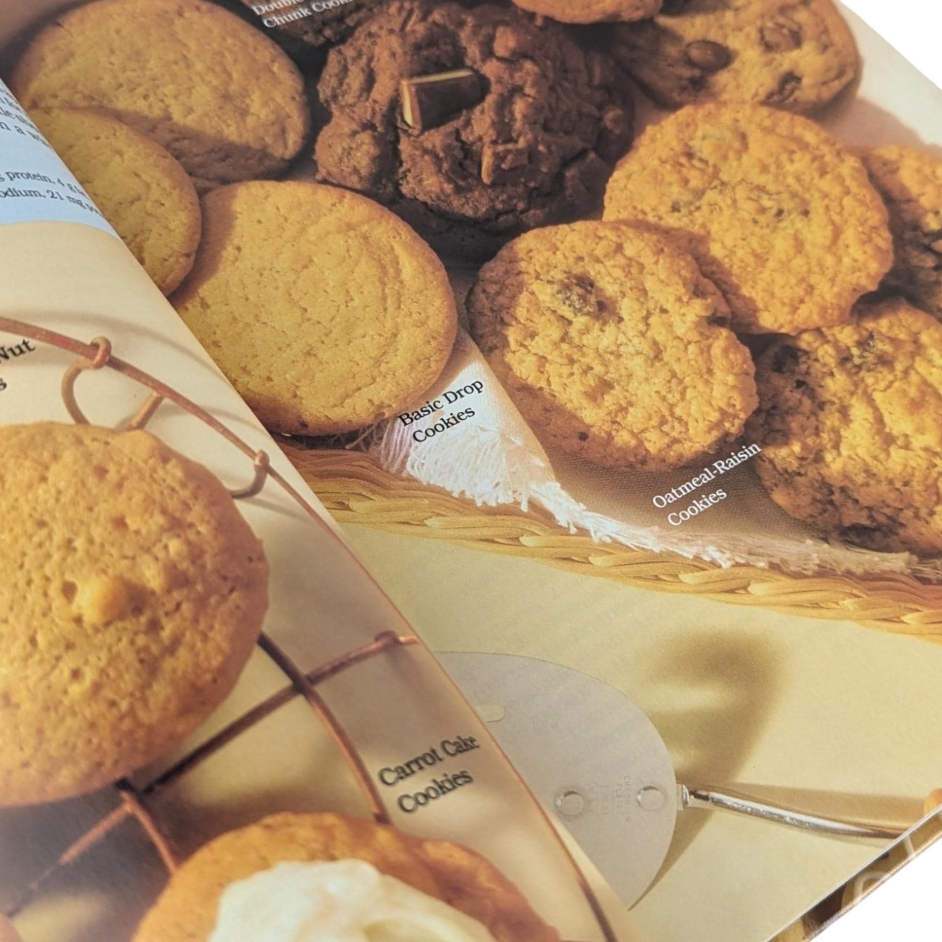 Vintage Better Homes and Gardens Dessert Cookbook Pair - Homemade Holidays & Cookies, 1990s Recipes, Retro Baking