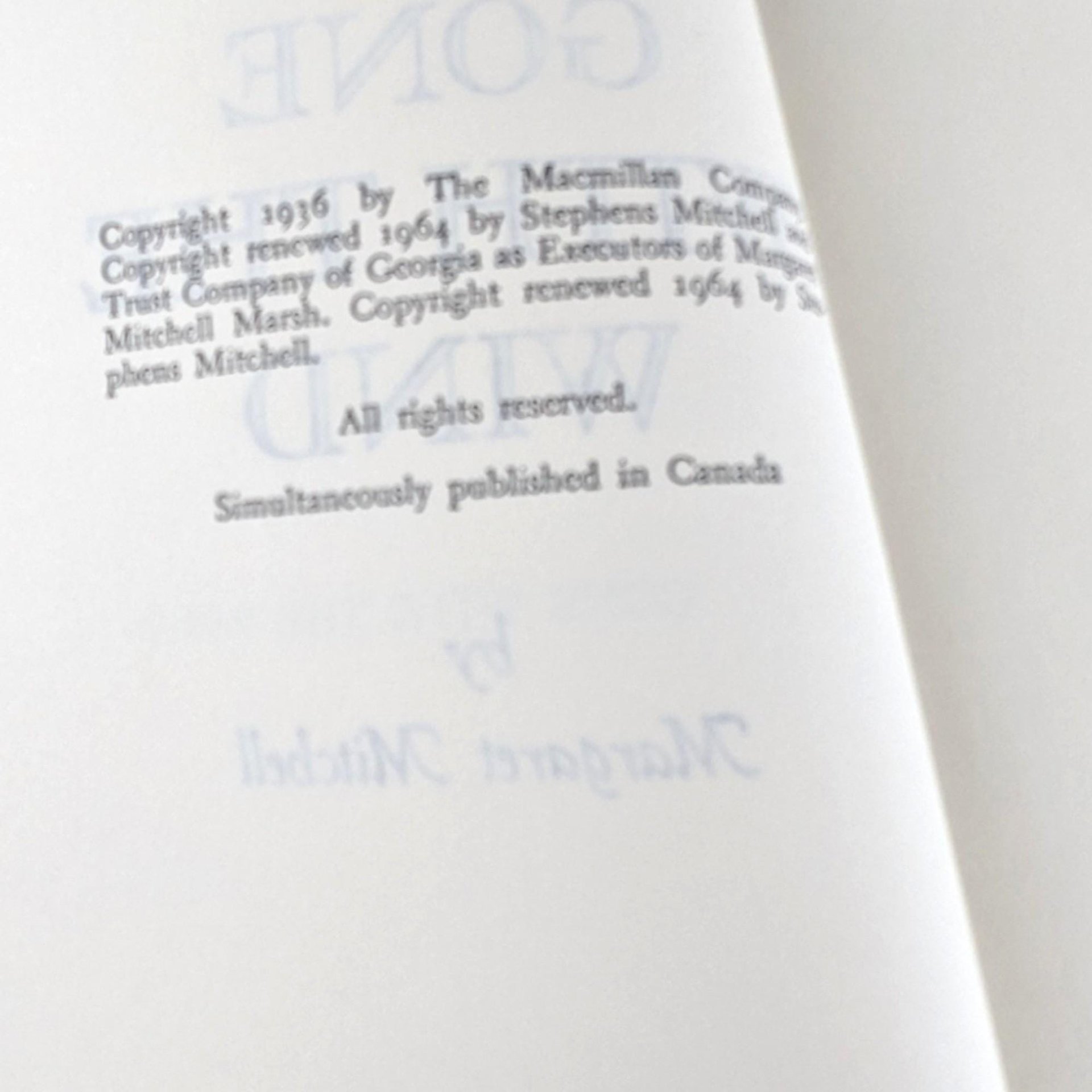 1964 Gone With The Wind Hardcover | Margaret Mitchell | Vintage Classic Novel