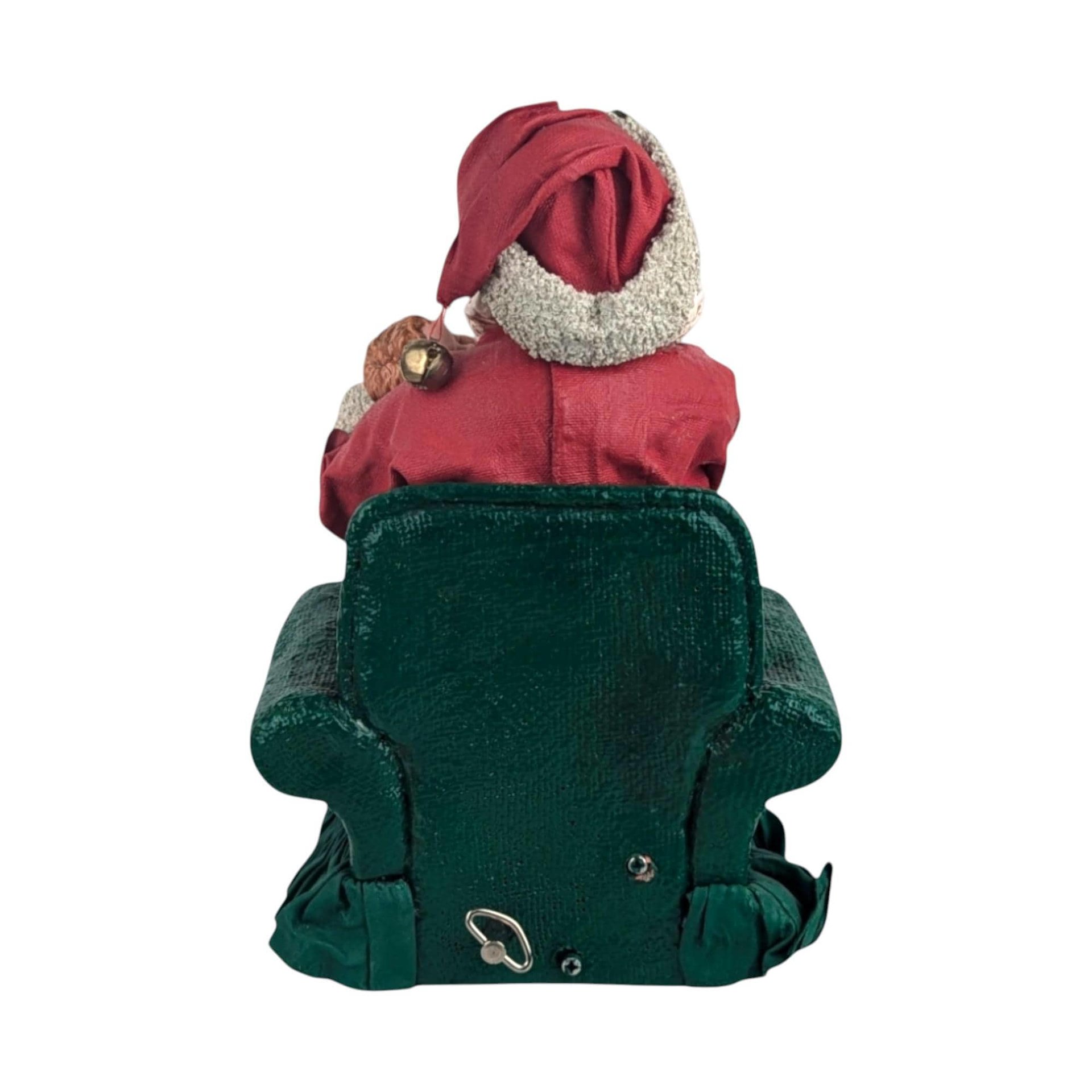 Vintage Clothique Possible Dreams Santa Feeding Baby Musical Figure, Collectible Santa, Holiday Decor, Christmas Gift, Musical Santa