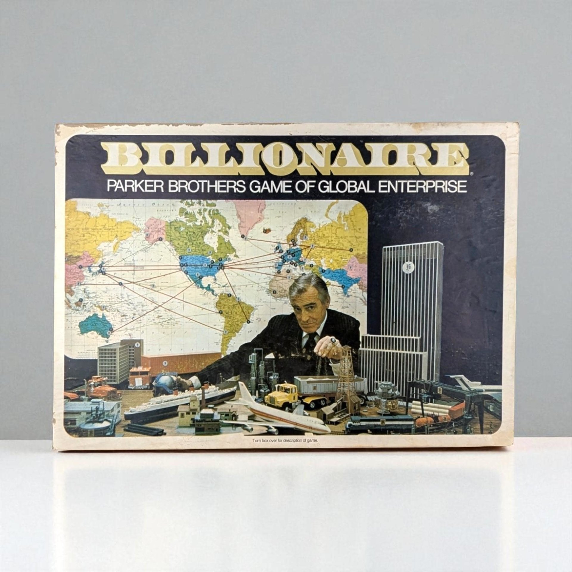 1973 Parker Brothers Billionaire Game, Vintage Board Game, Global Enterprise, Collectible Game, Family Game Night, Retro Game
