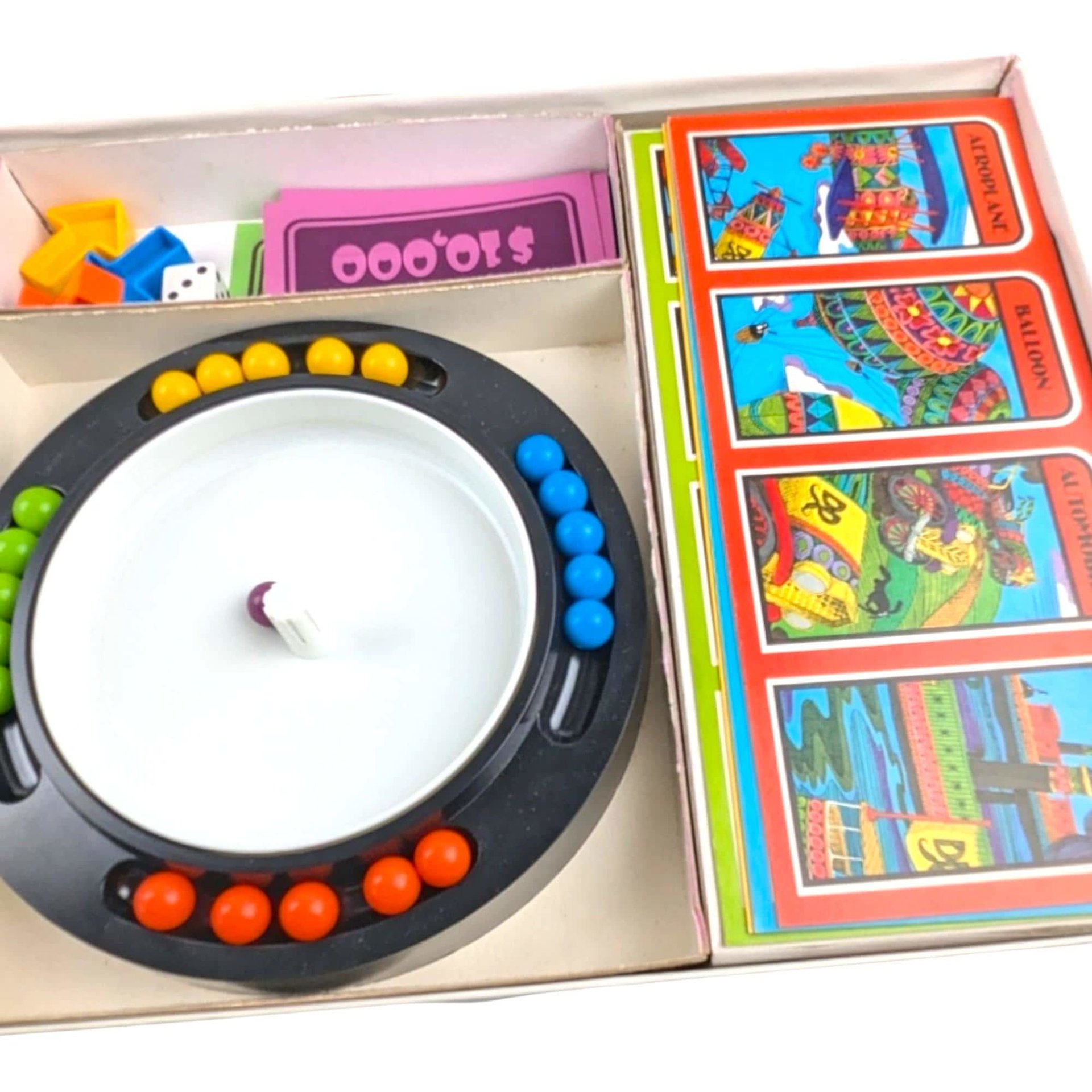 Vintage 1975 The Magnificent Race Game by Parker Brothers | Retro Family Board Game | Missing 1 Arrow | Fun for Collectors