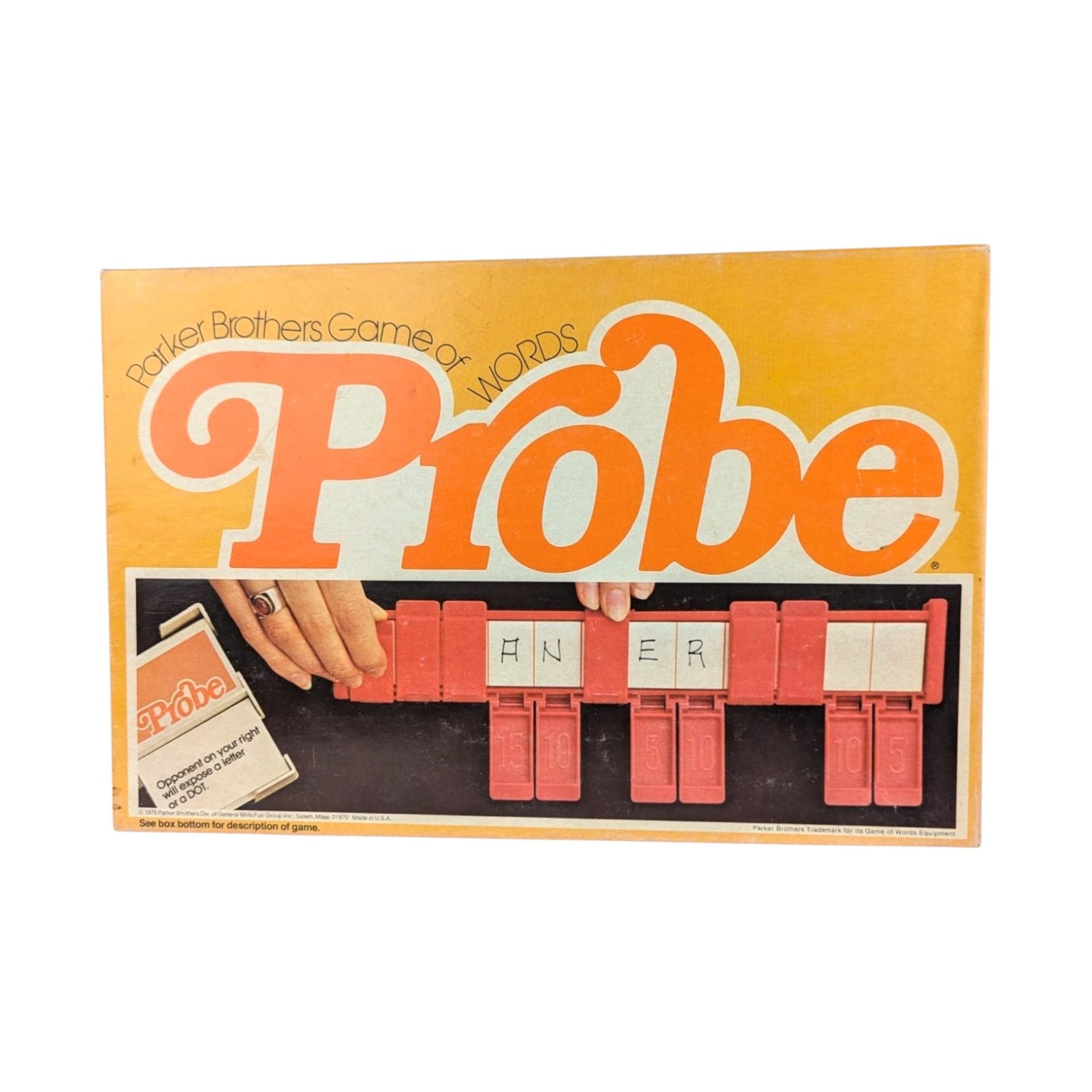1977 Parker Brothers Probe Game, Vintage Word Game, Family Game, Educational Game, Collectible Game, Retro Game
