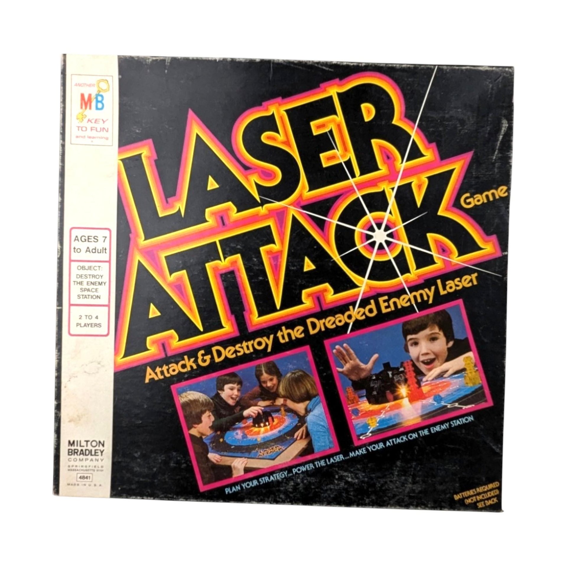 1978 Milton Bradley Laser Attack Game, Missing One Energy, Vintage Electronic Game, Space Battle Game, Strategy Game, Collectible Game