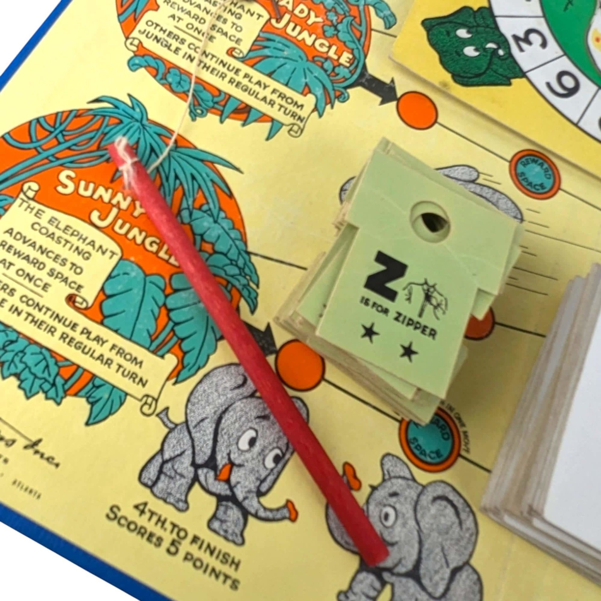 1958 Vintage Children's Hour Game, Parker Brothers Game, Complete Family Game, Collectible Board Game, Gift for Game Collectors