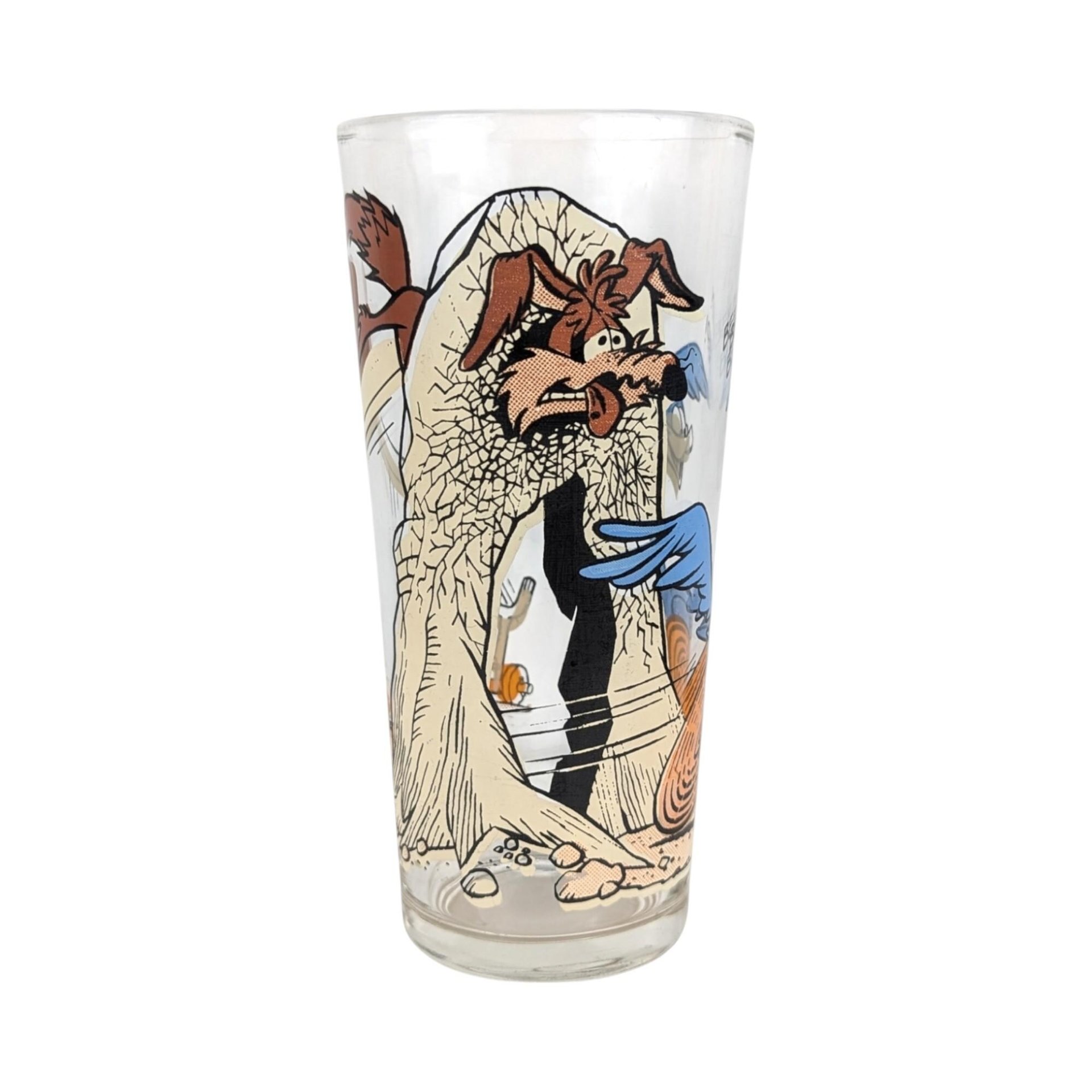 Vintage Warner Bros. Glasses, Set of 3, Looney Tunes, Sylvester, Road Runner, Cartoon Glasses, Collectible Glassware, Retro Kitchenware