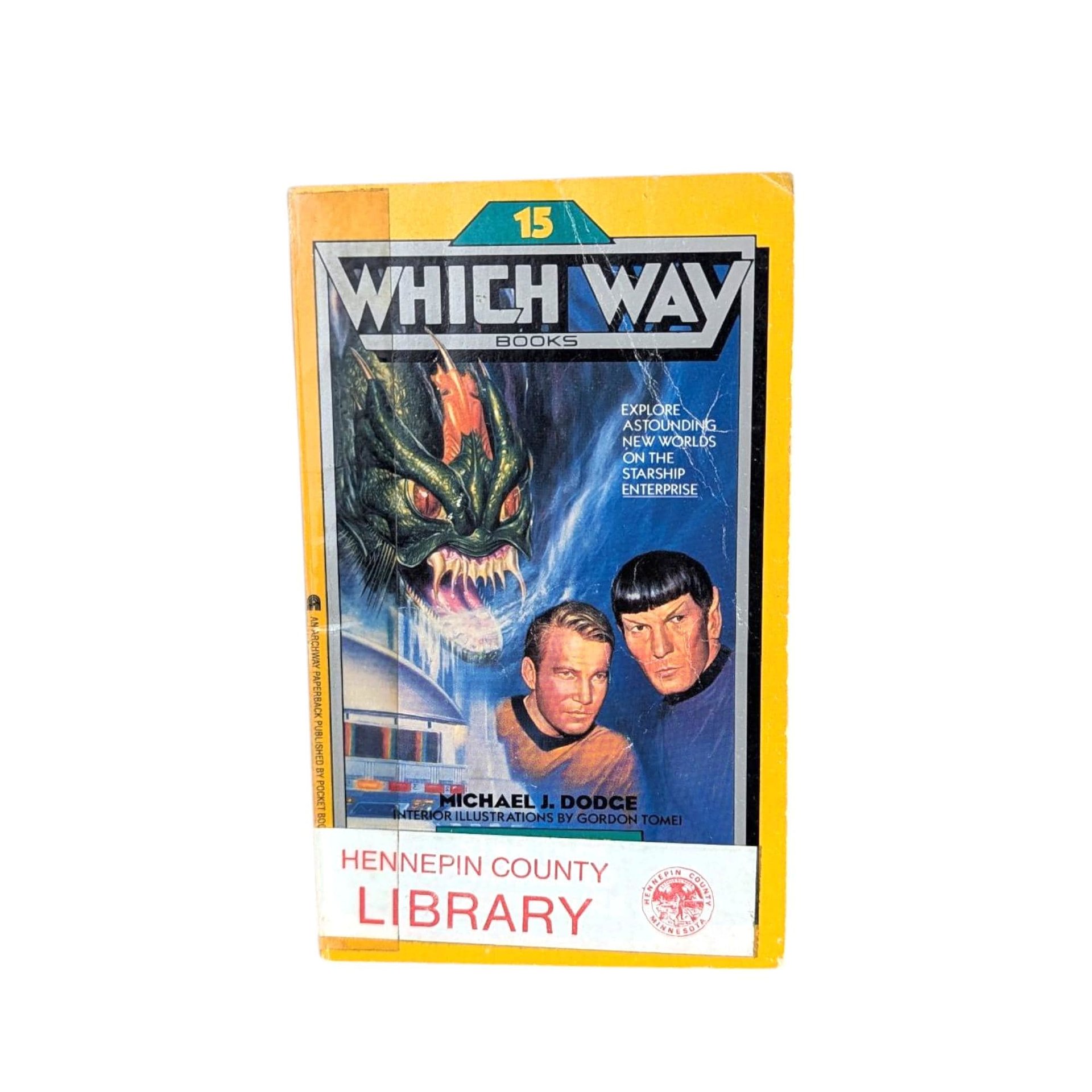 Vintage Sci Fi Fantasy Book Lot, Star Trek, Spider-Man, Hellboy, Ex Library Paperback Collection, 80s 90s Choose Your Own Adventure