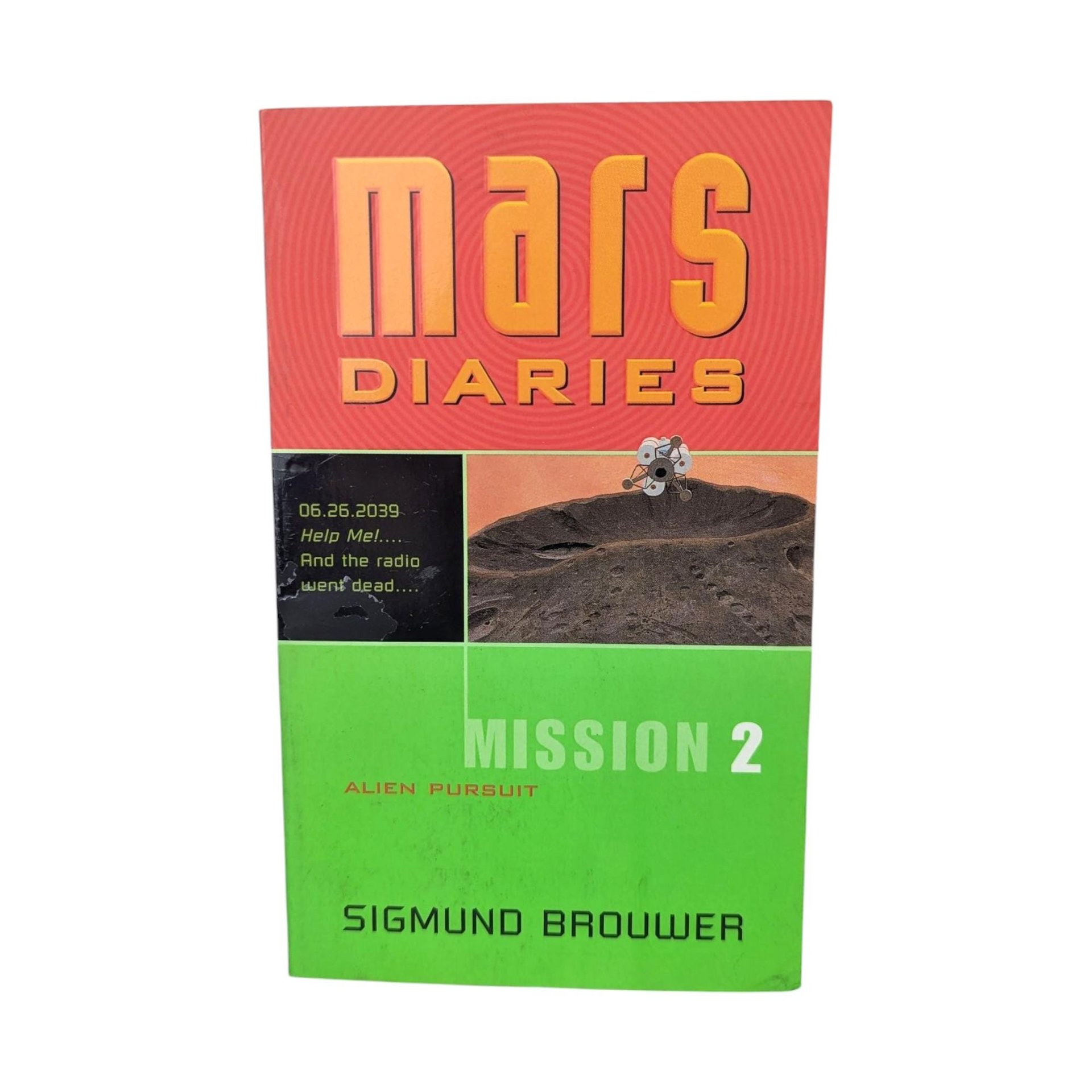 Vintage Mars Diaries Book Set, Sigmund Brouwer YA Sci Fi Series, Early 2000s Teen Paperbacks, Young Adult Space Adventure Novels