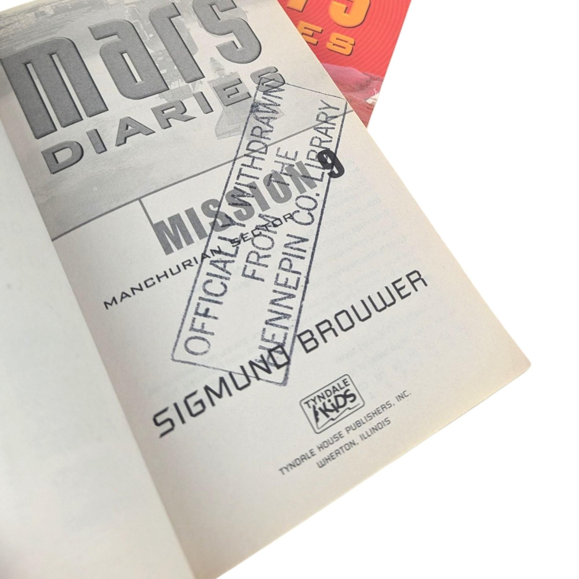 Vintage Mars Diaries Book Set, Sigmund Brouwer YA Sci Fi Series, Early 2000s Teen Paperbacks, Young Adult Space Adventure Novels