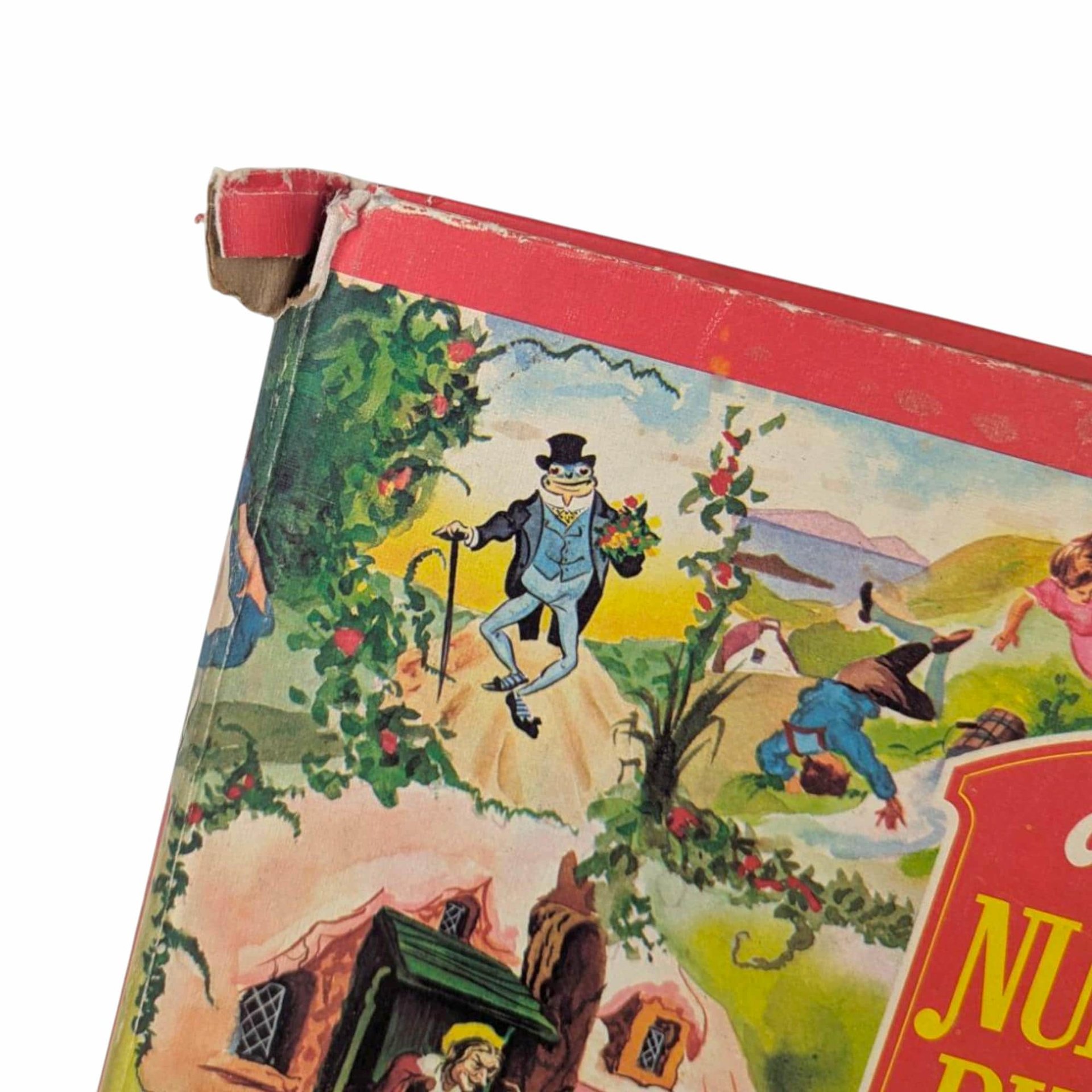 Vintage 1973 Nursery Rhymes and Songs Book Mother Goose Illustrated Children's Storybook Gift for Kids Nostalgic Childhood Decor