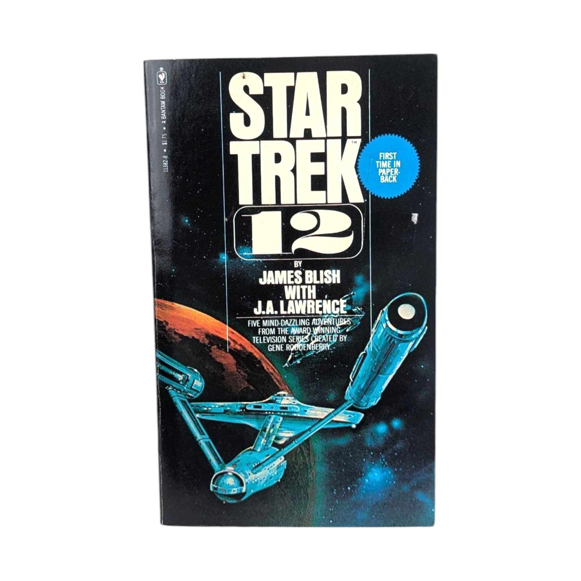 Vintage Star Trek Paperback Book Set, James Blish Star Trek 9 10 12, The New Voyages 2, Sci Fi Gift for Trekkie, Classic 70s TV Show Tie In