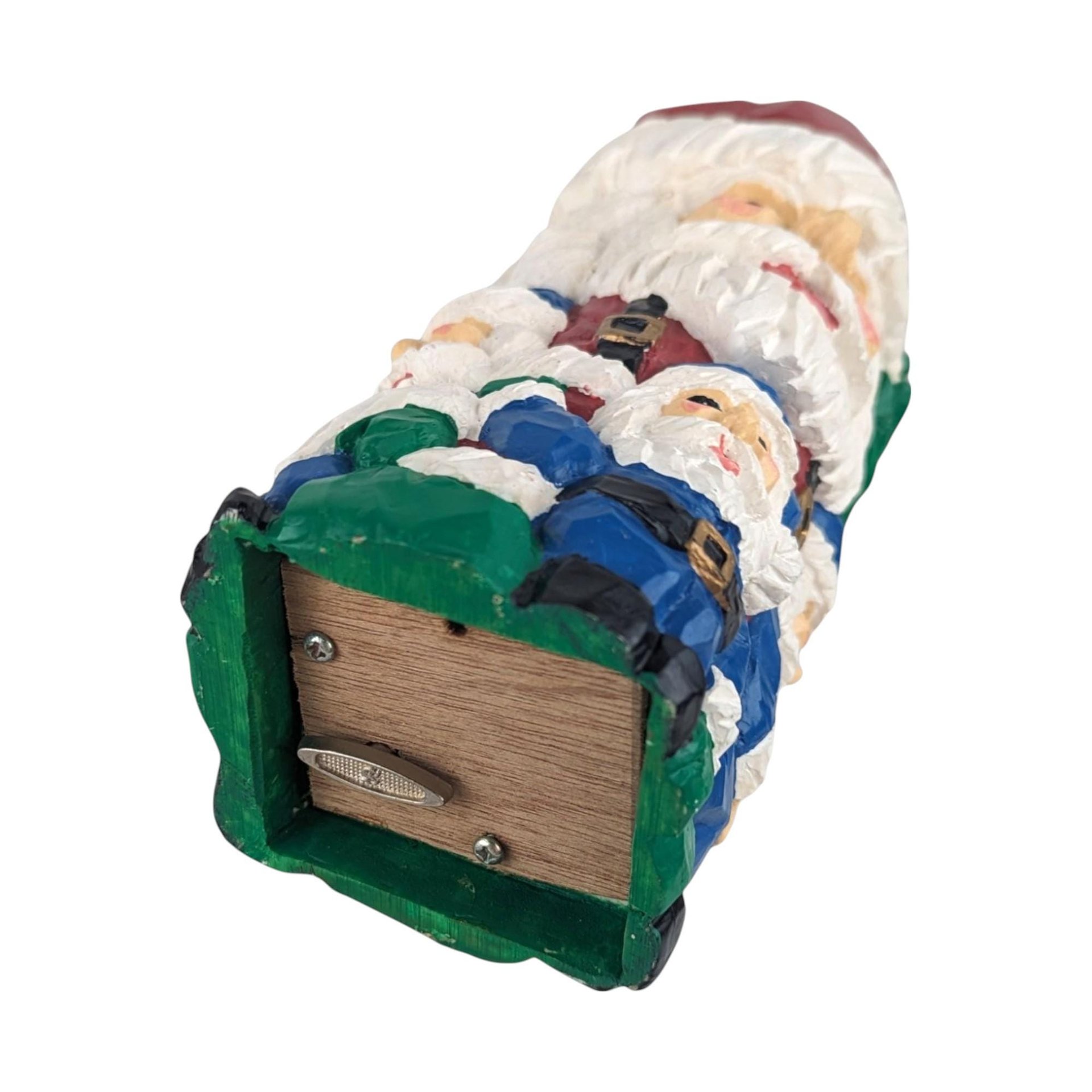 Vintage Christmas Music Box Lot: House of Lloyd, Resin Santa, Ceramic Santa - Musical Holiday Decor