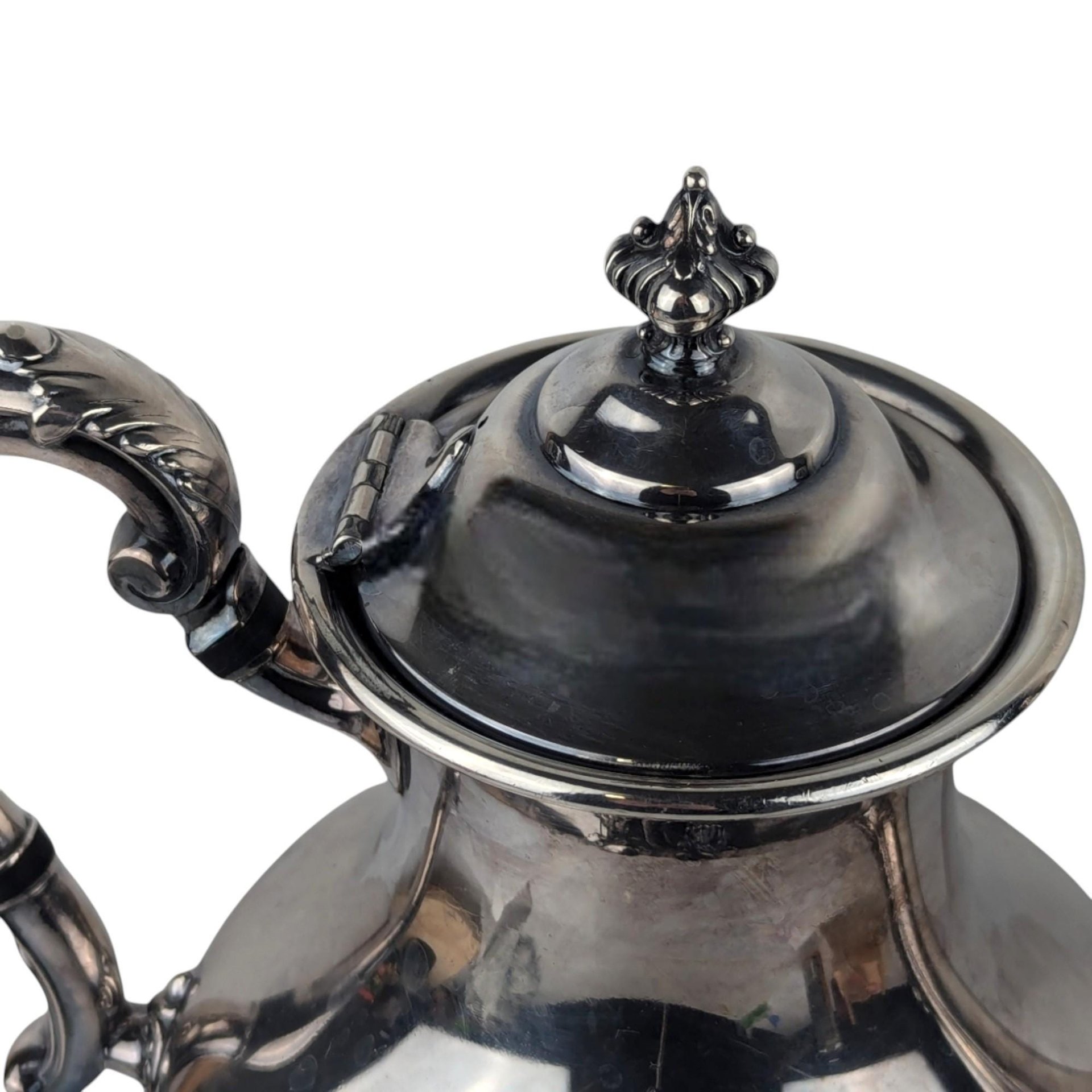 Vintage Reed & Barton Silver Plated Teapot, Hand Chased Regent Pattern, Elegant Tea Service, Collectible Silverware, Gift for Hostess