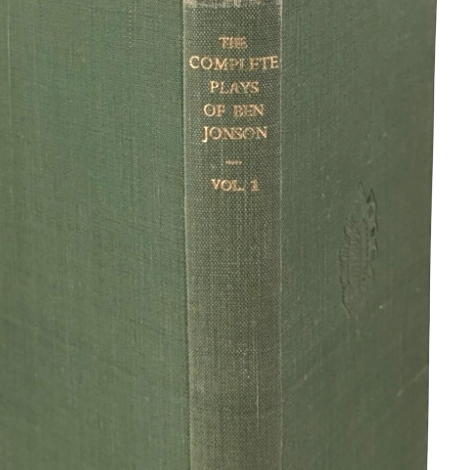 1946 Everyman's Library Ben Jonson Plays Vol. 1, English Drama, Gift for Scholar, Hardcover