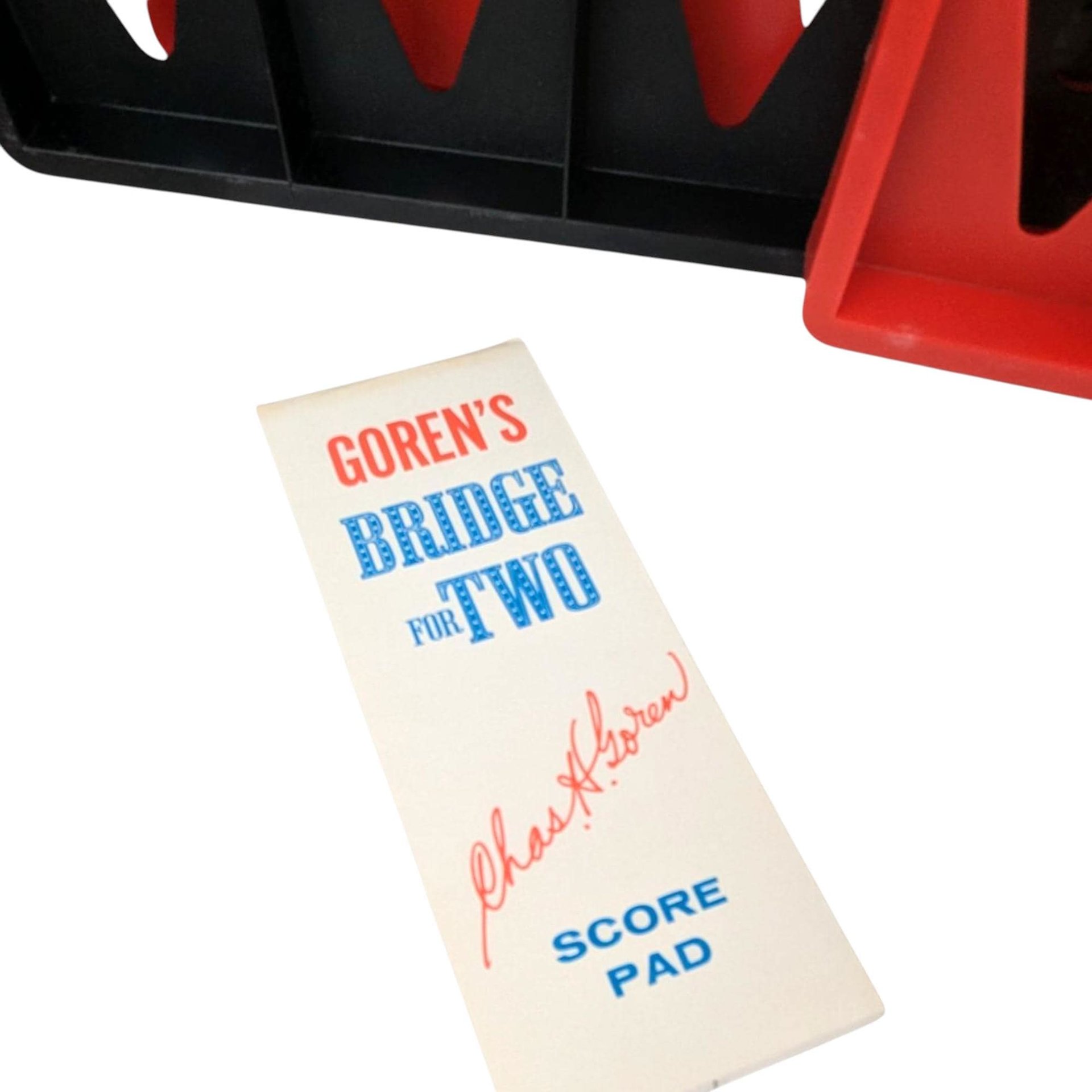 Vintage 1960s MB Chas Goren's Bridge for Two Game, Complete Card Game, Partner Bridge, Gift for Card Players, Retro Game