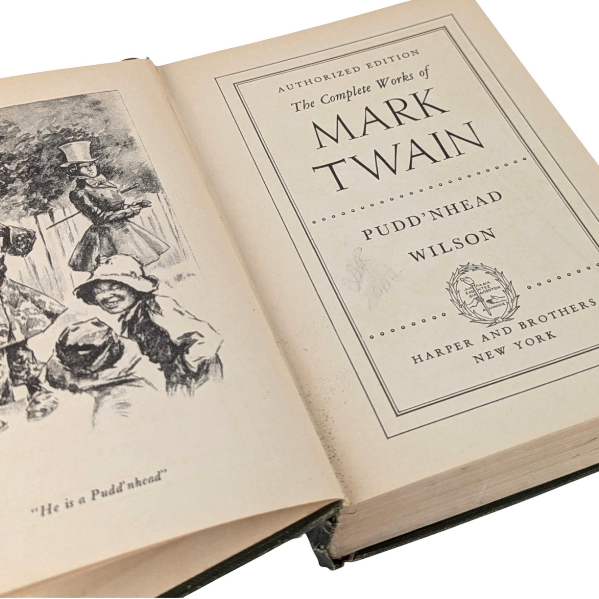 1922 Pudd'nhead Wilson, Mark Twain Complete Works, Antique Hardcover Book, Literature Gift