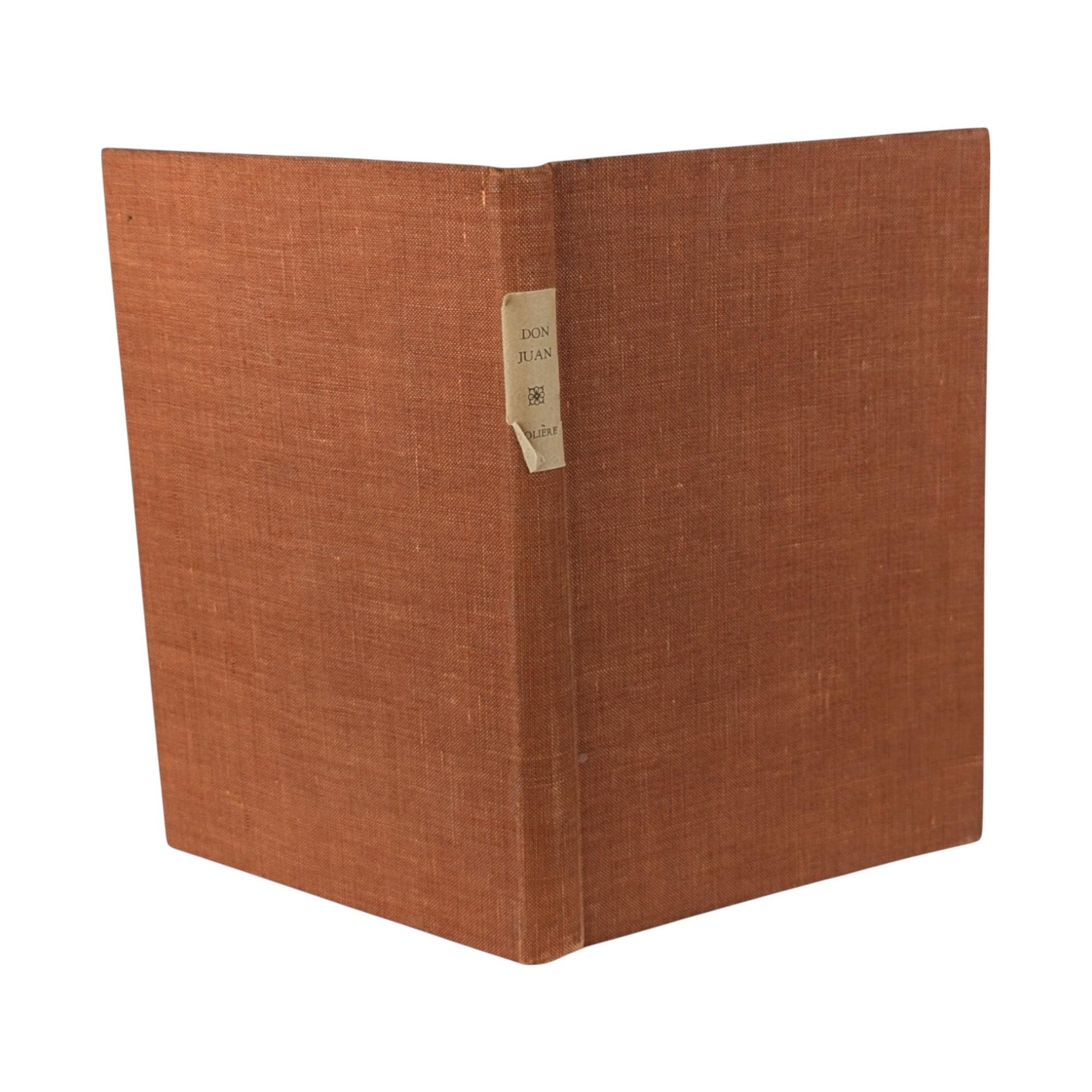 1954 Molière Comedies, Don Juan & Forced to Be a Doctor, Hardcover Book, Vintage Theater Gift