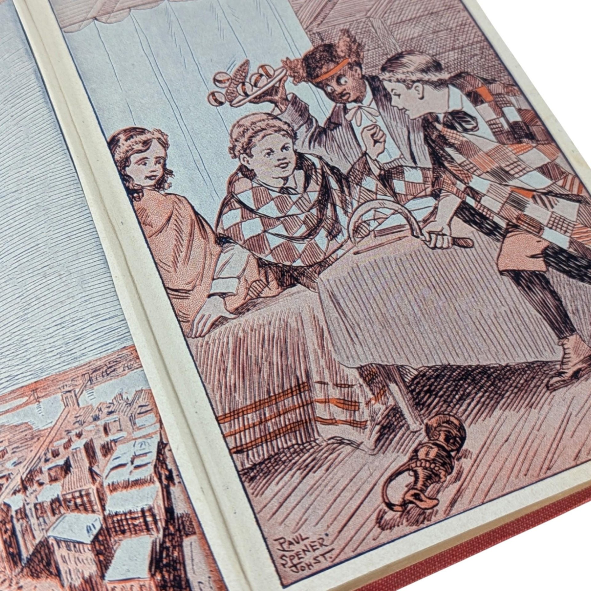 1918 The Little Washingtons' Relatives Book, Lillian Elizabeth Roy, Antique Children's Literature, Gift for Collector