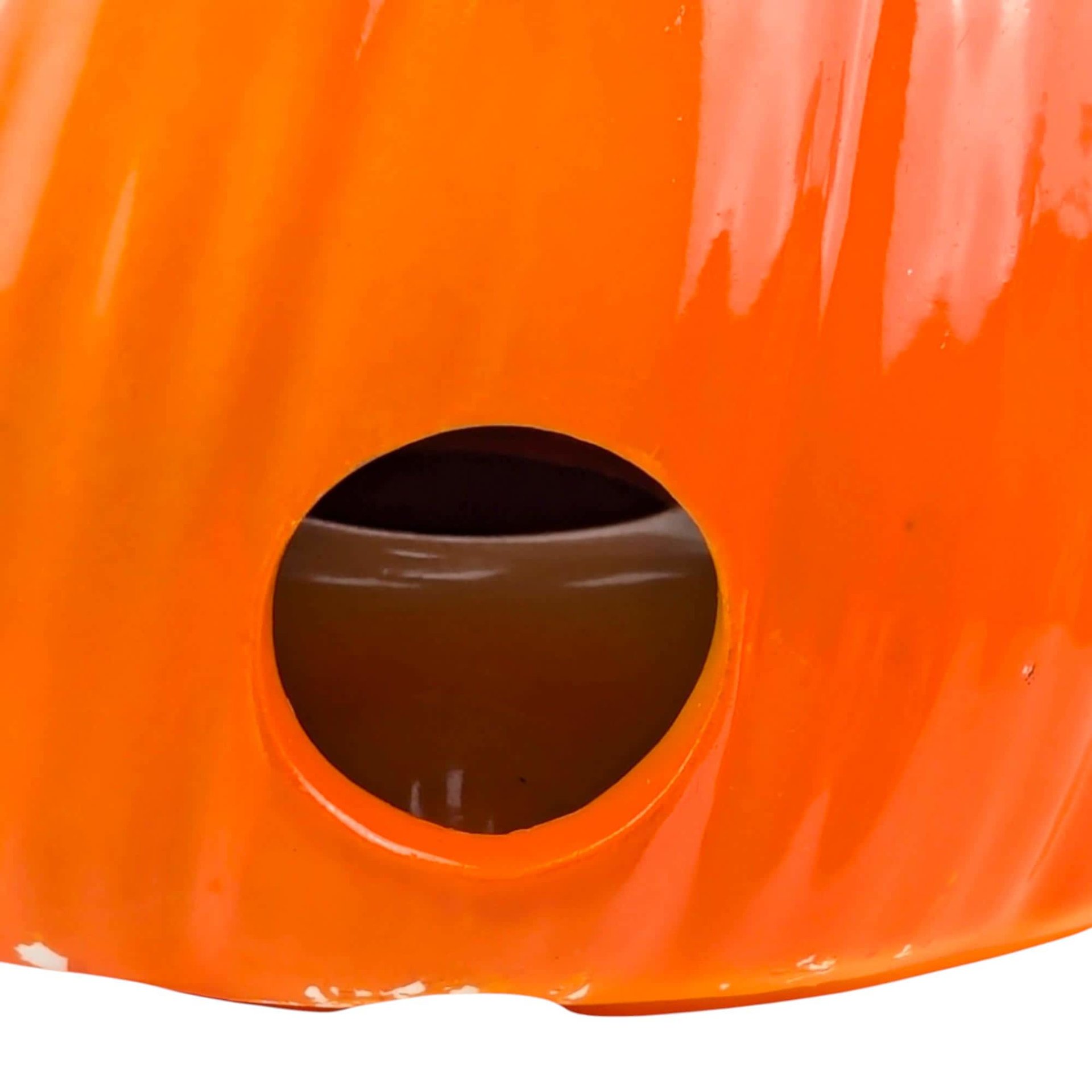 Vintage Halloween Jack O' Lantern Light, Ceramic Pumpkin, Light Up Decor, Retro Halloween, Collectible