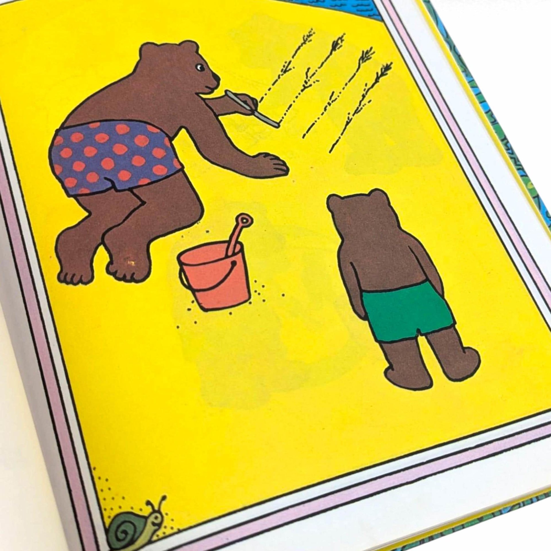 Vintage 1978 Sand Cake Frank Asch Bear Story Hardcover Children's Book Gift for Kids