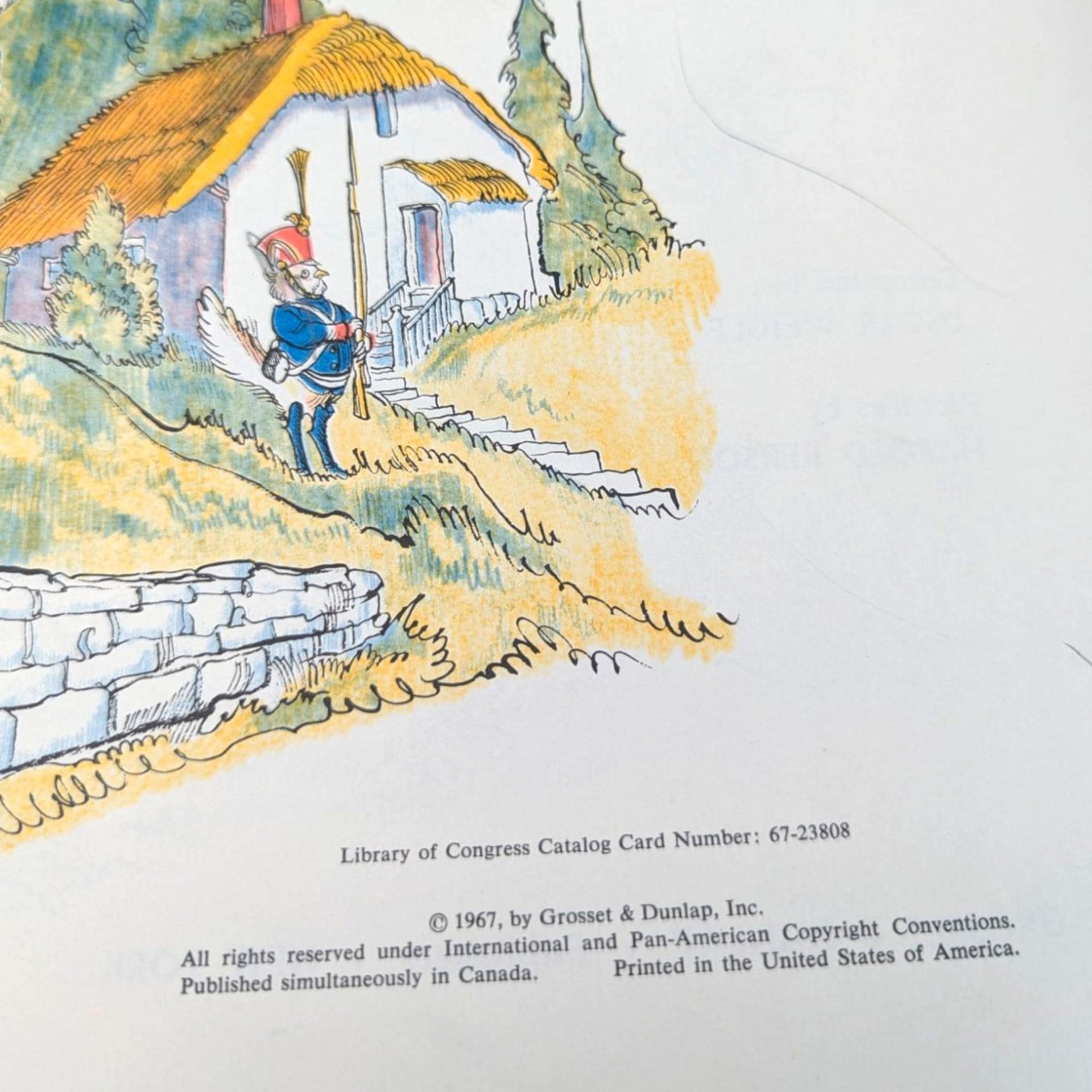 Vintage 1967 Mother Goose Treasury, Harold Berson Illustrations, Classic Nursery Rhymes, Gift for Children