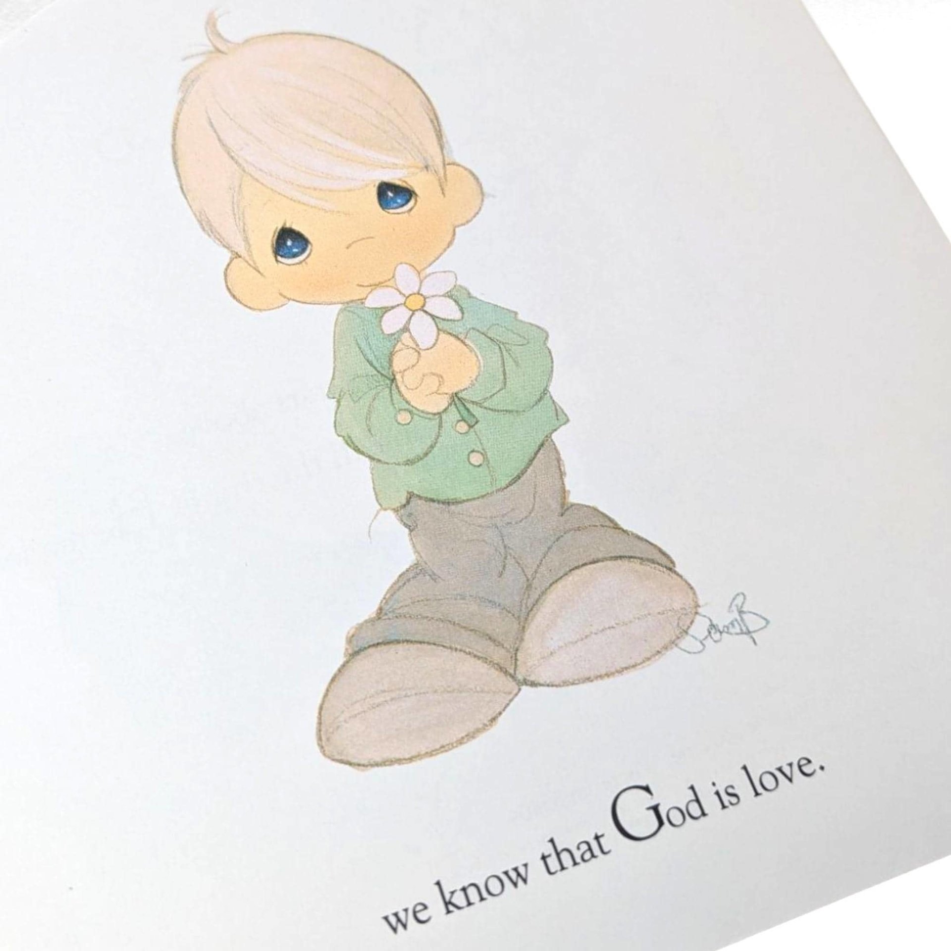 1992 Precious Moments Book, What a Wonderful World Golden Book, Collectible Children's Book, Gift for Nursery