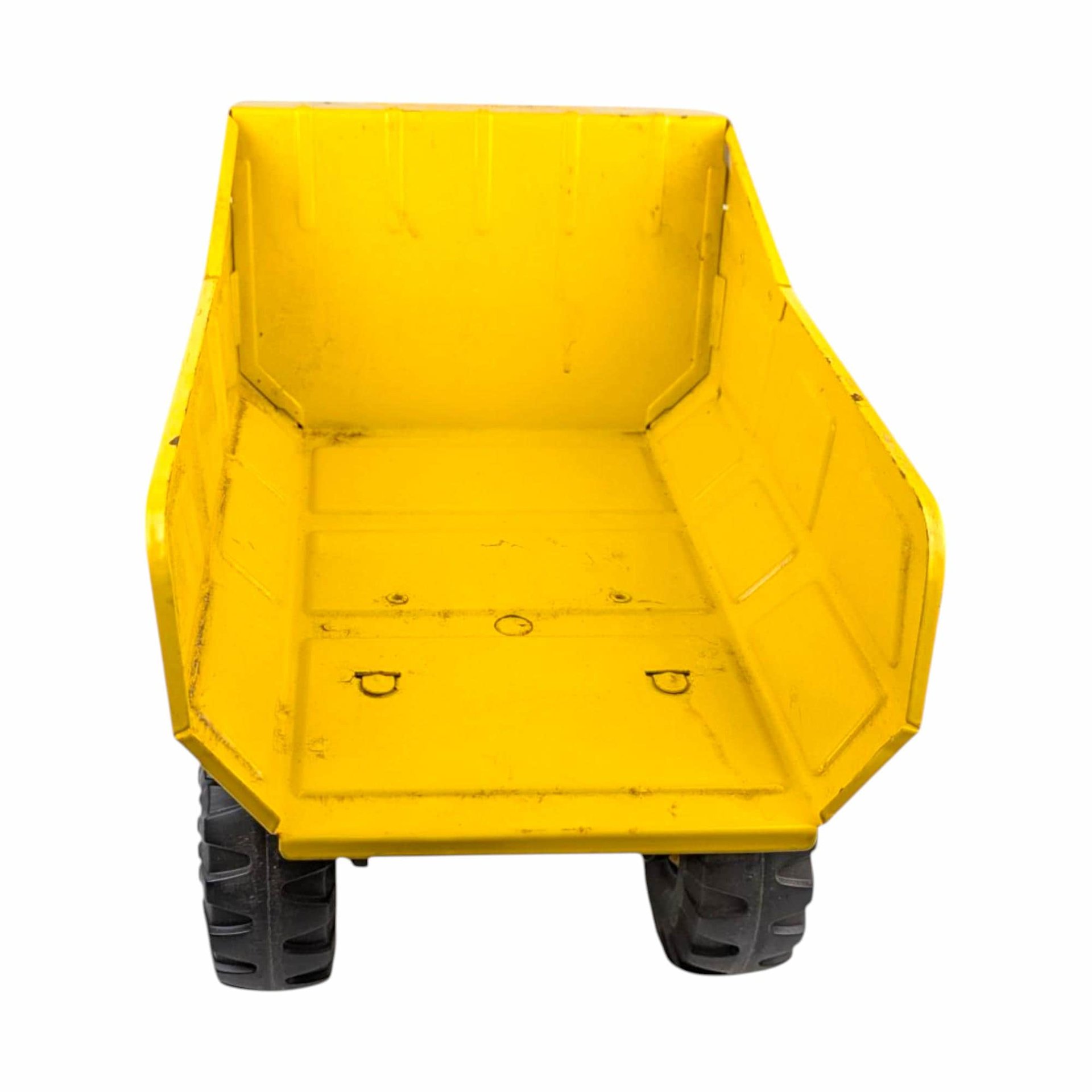 Vintage Yellow Tonka Turbo Diesel Dump Truck Toy, Classic Metal Truck for Collector, Kids Play, Construction Decor