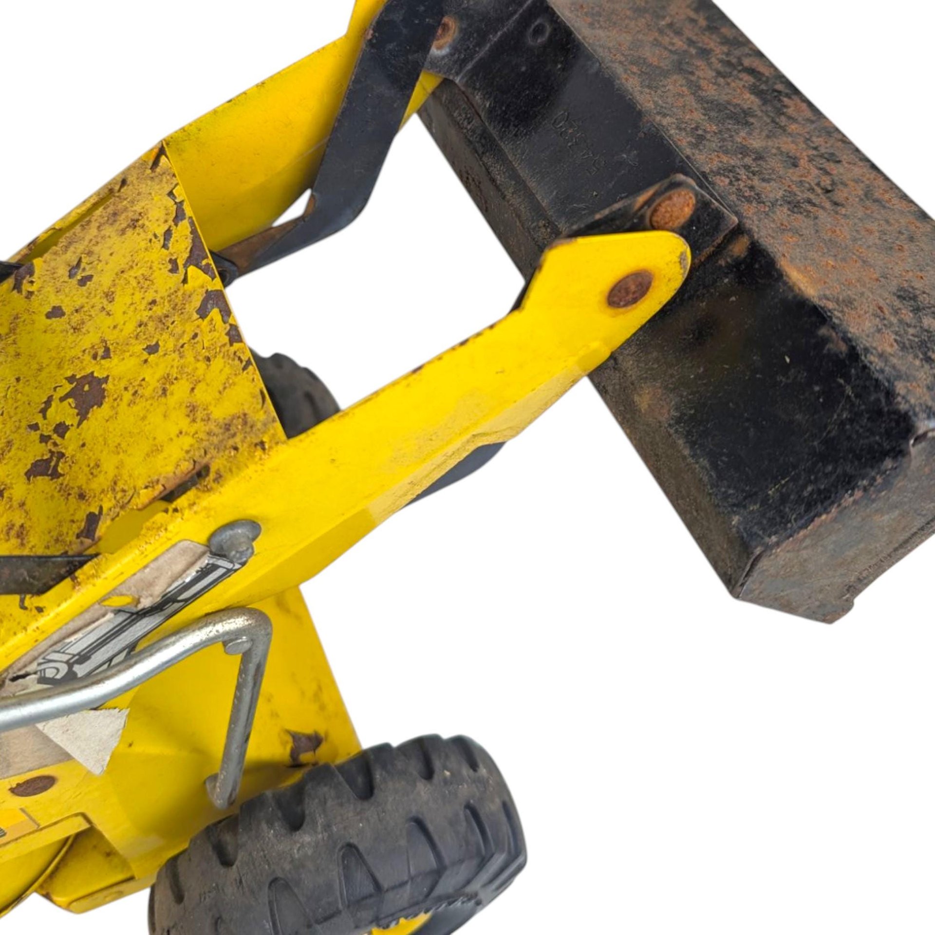 Vintage Yellow Tonka Turbo Diesel Front End Loader Toy, Classic Construction Vehicle, Collector Display, Kids Pretend Play