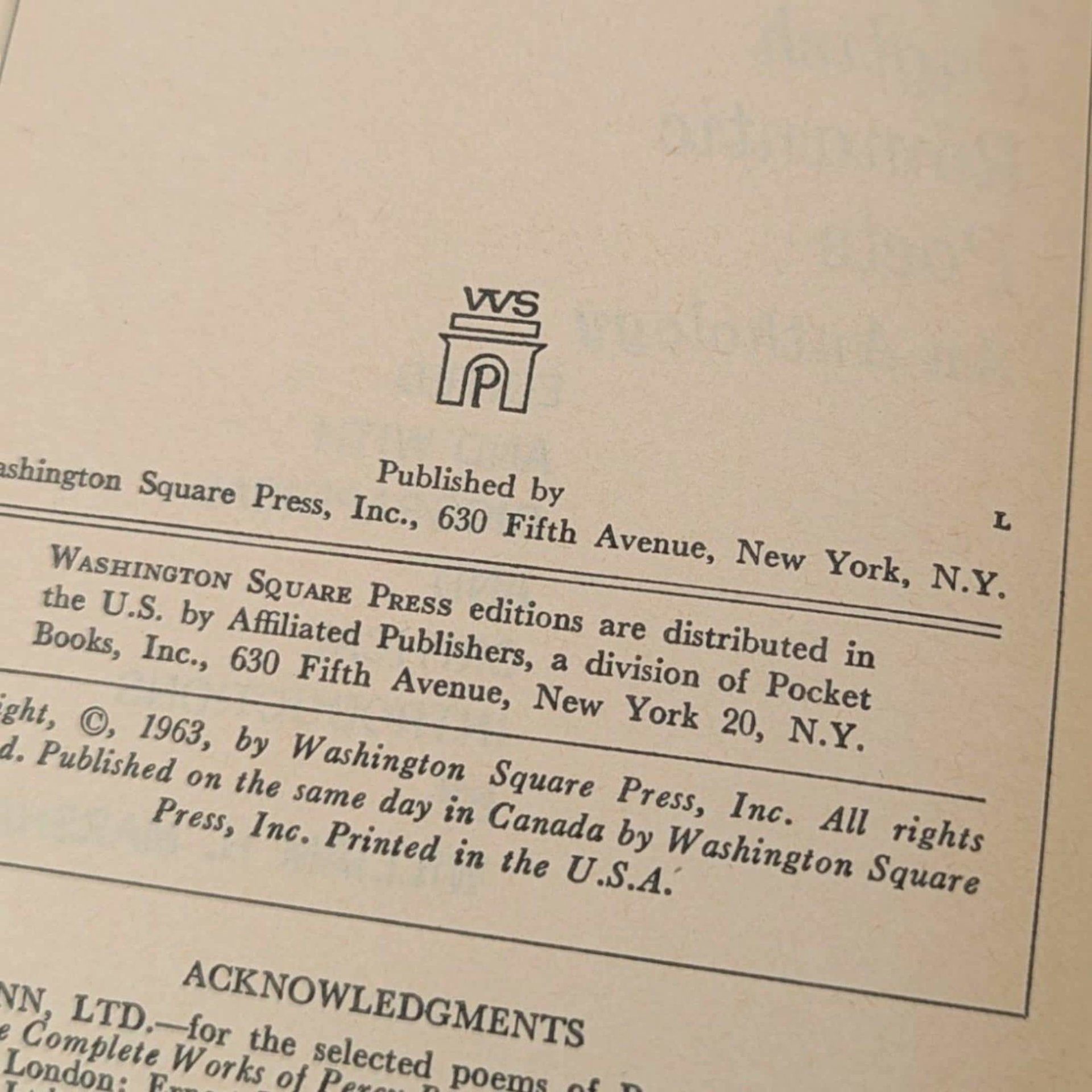 1963 Major English Romantic Poets Anthology, Coleridge, Wordsworth, Byron, Shelley, Keats, Vintage Poetry Book, Literary Gift