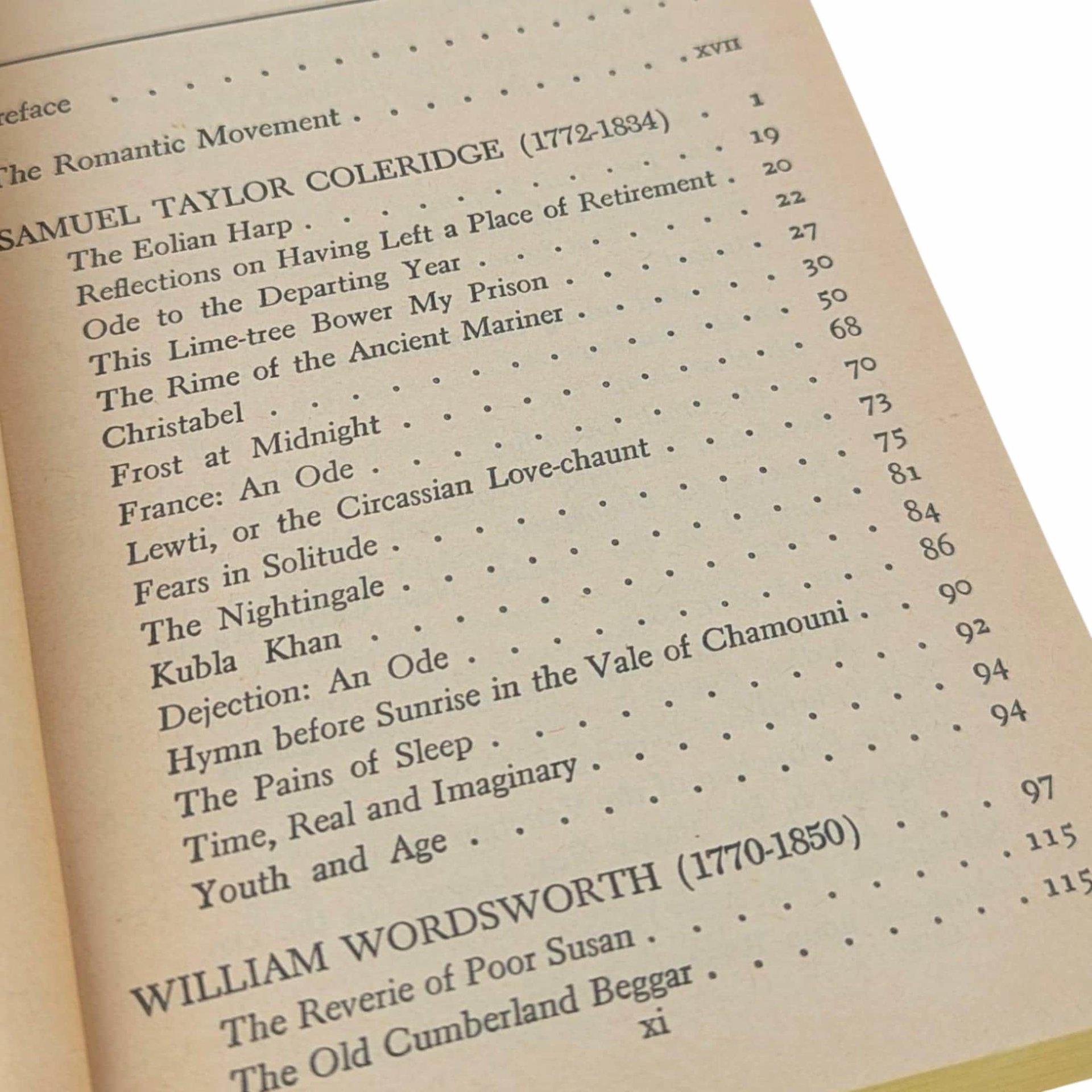 1963 Major English Romantic Poets Anthology, Coleridge, Wordsworth, Byron, Shelley, Keats, Vintage Poetry Book, Literary Gift