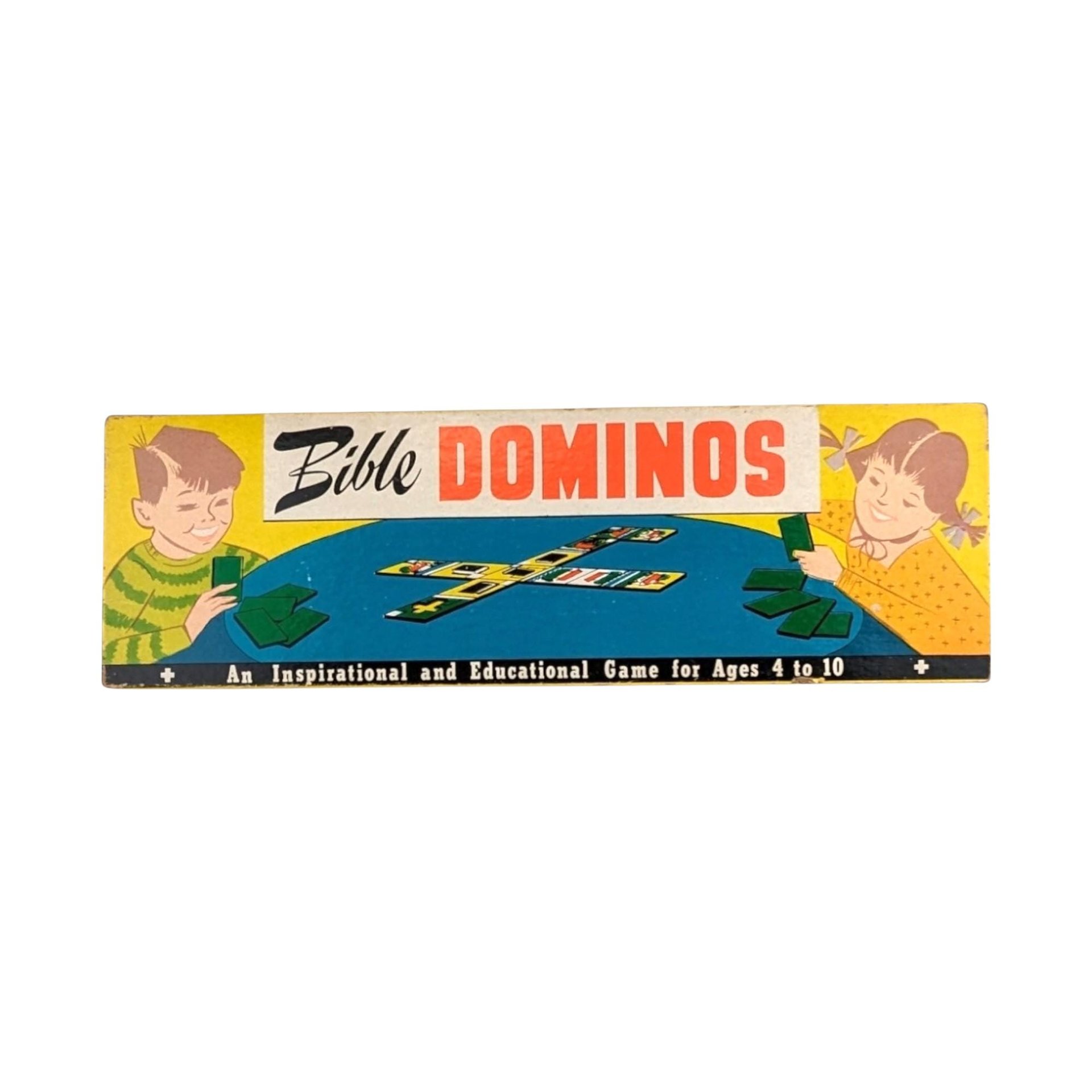 Vintage Bible Dominos Game, Religious Game, Children's Game, Sunday School Game, Educational Game, Christian Gift, Warner Press Game