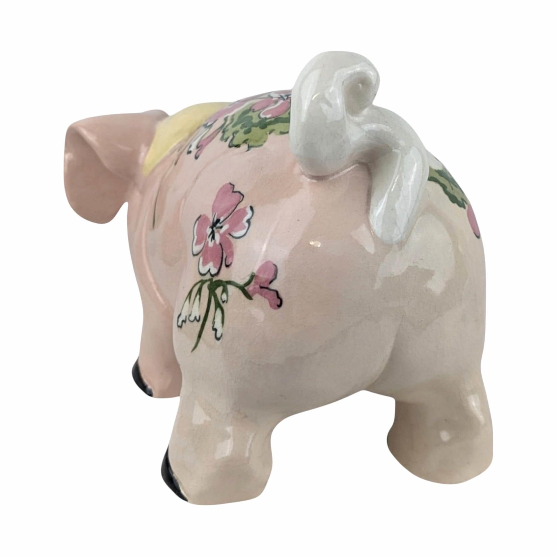 Vintage Kay Finch Grumpy Pig Figurine | California Pottery | Hand-Painted Pig | Collectible Animal Figurine