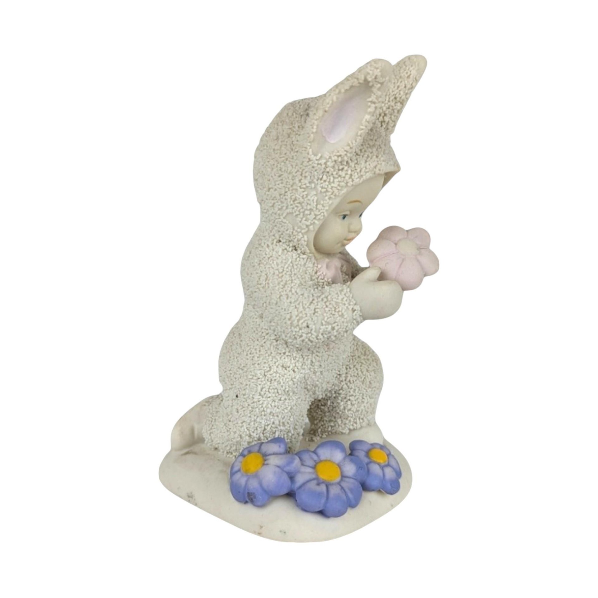 Vintage Dept 56 Snowbunnies Figurines Lot, 1995-1998, Springtime, Easter, Gift for Collector