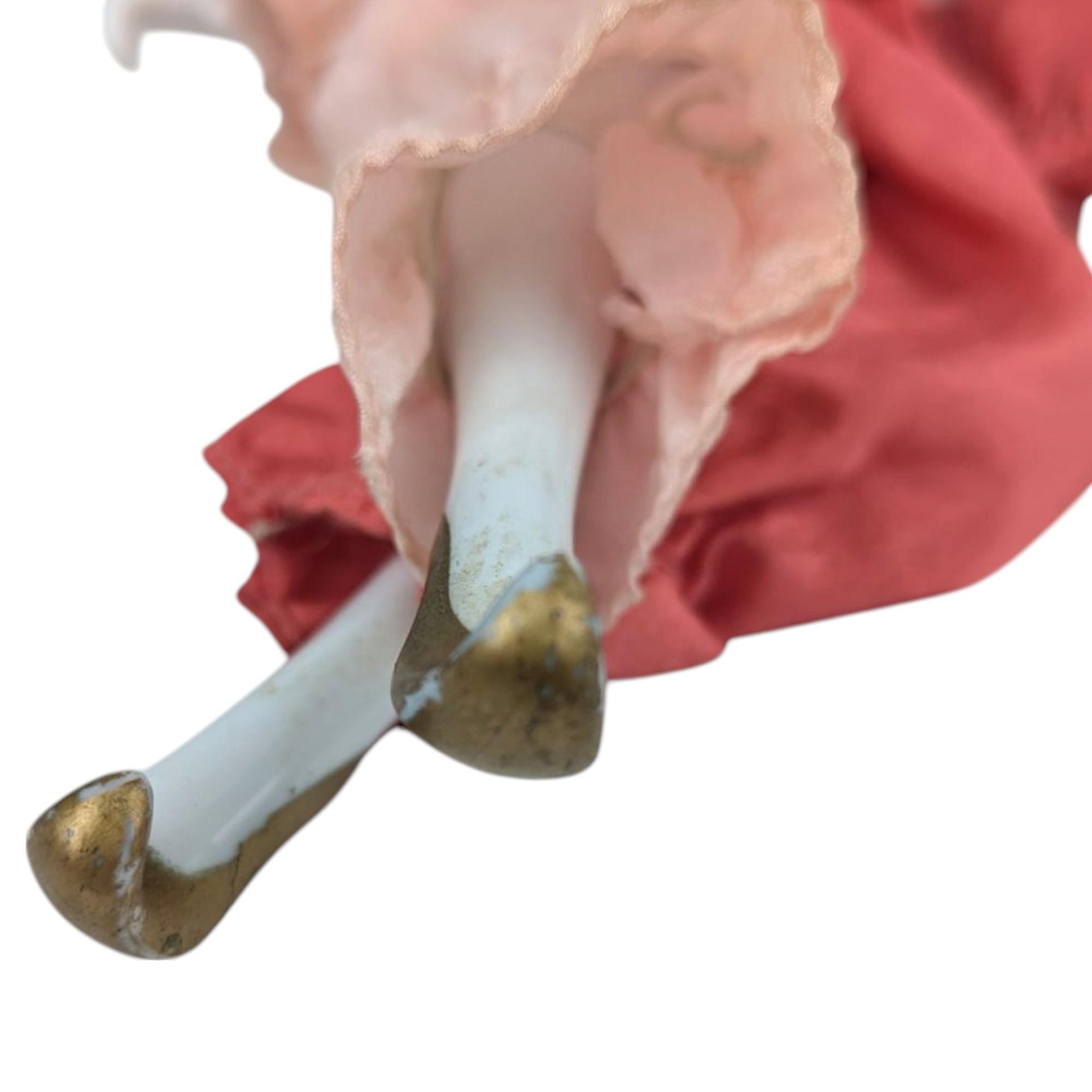 Vintage Posable Jester Doll, 13.5 Inch Porcelain Clown Figure, Display or Gift for Collector, Whimsical Home Decor