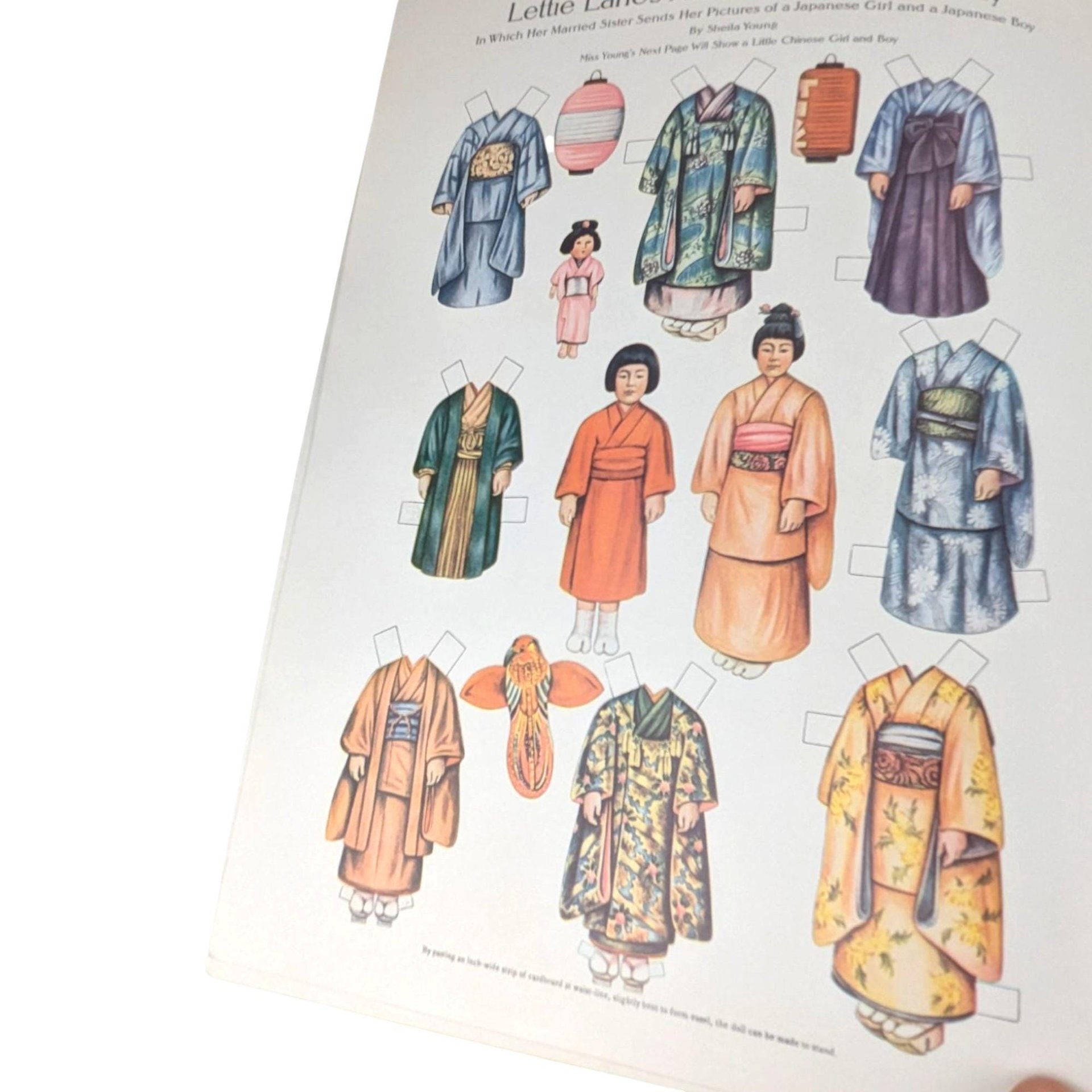 Vintage 1981 More Lettie Lane Paper Dolls by Sheila Young, Complete Set, Full Color Reproductions, Antique Paper Dolls