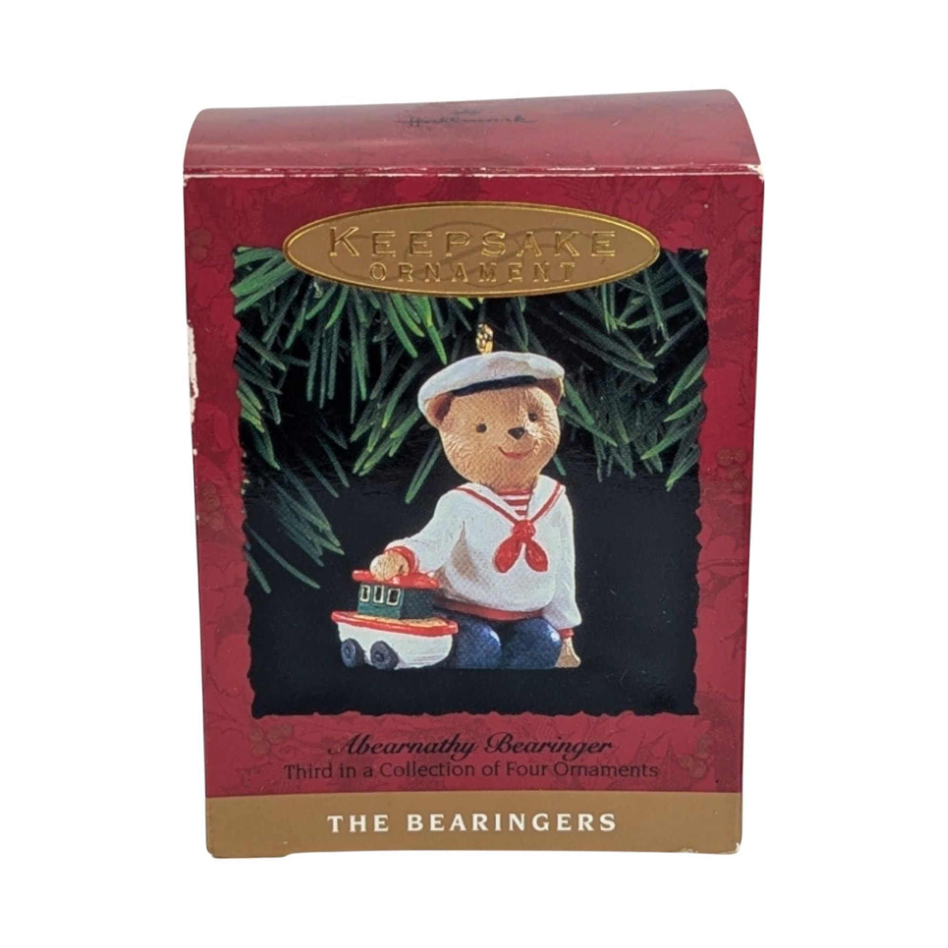 Vintage Hallmark The Bearingers Ornament Lot - 6 Piece Set with Boxes - Collectible Christmas Ornaments