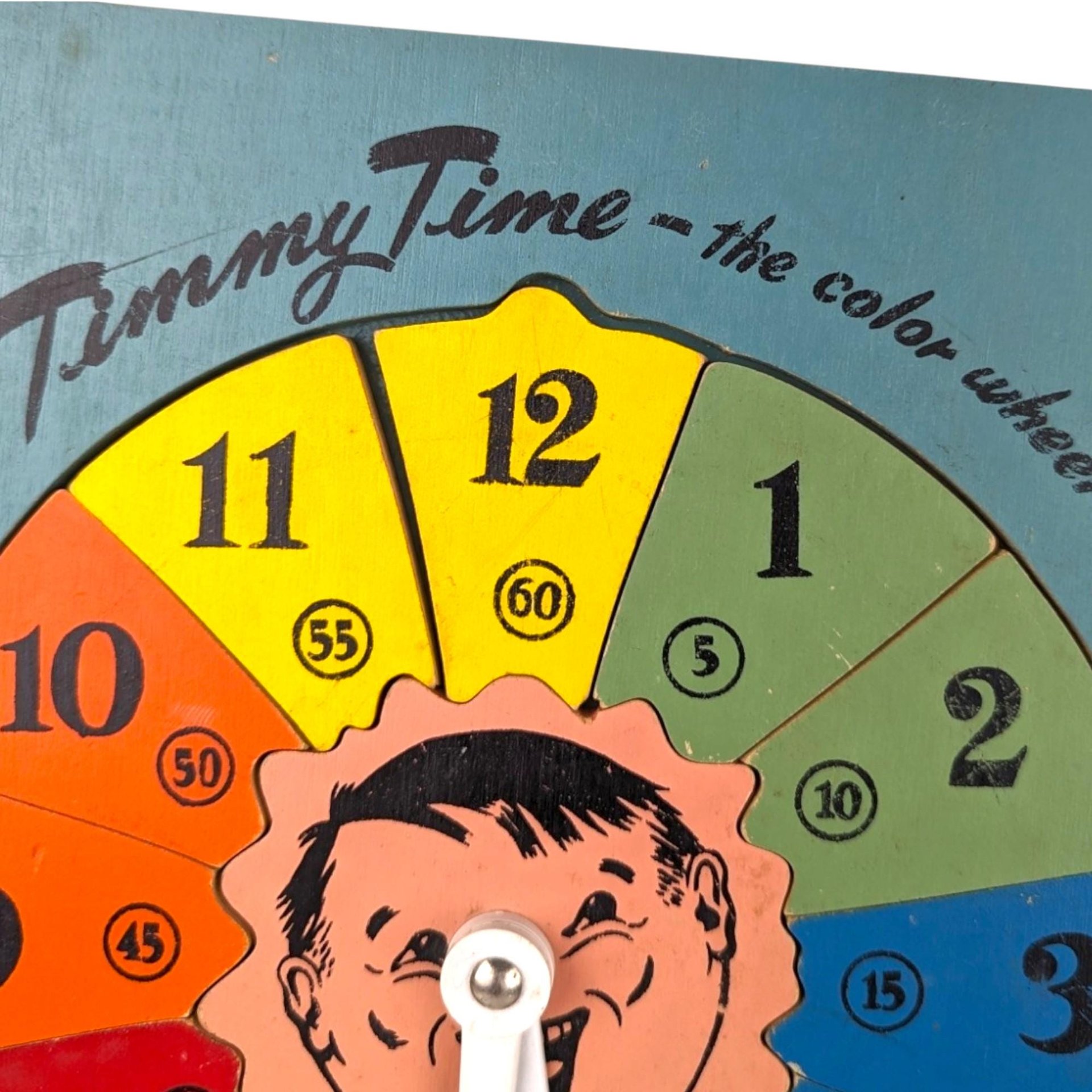 Vintage Sifo Timmy Time Clock Puzzle: Wooden Toy