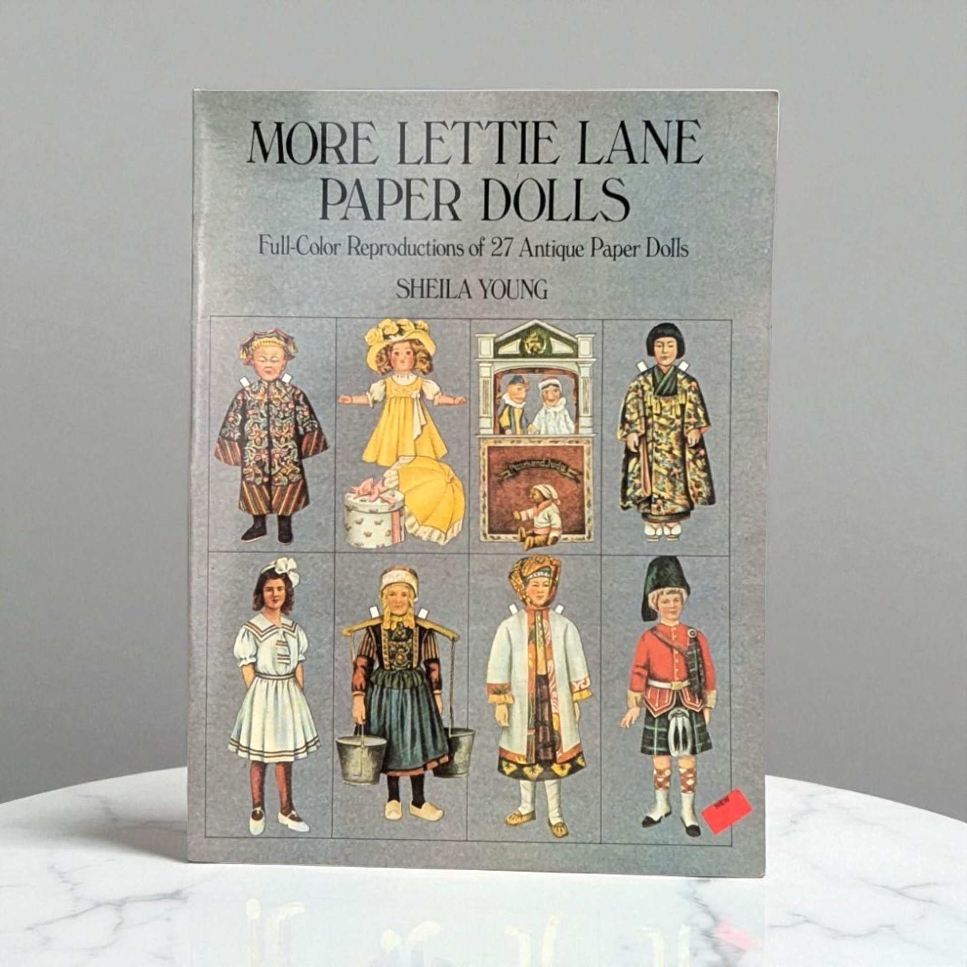 Vintage 1981 More Lettie Lane Paper Dolls by Sheila Young, Complete Set, Full Color Reproductions, Antique Paper Dolls