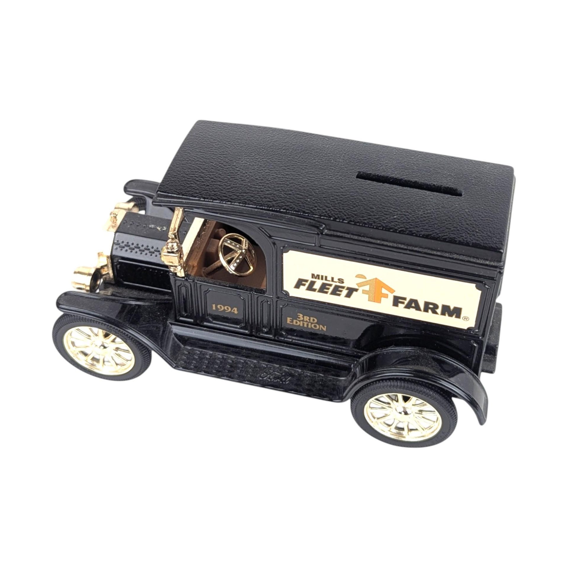 Vintage Diecast Banks - ERTL Big Bear & Fleet Farm Trucks - With Boxes
