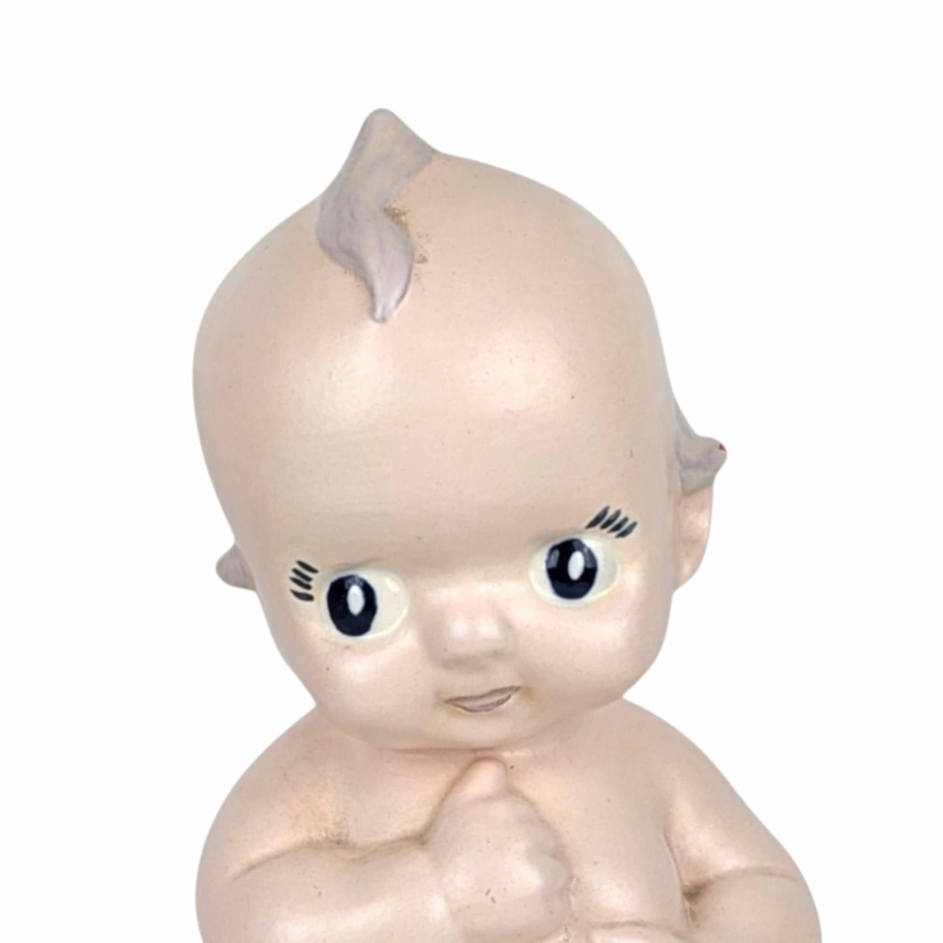 Vintage Ceramic Baby Talcum Powder Shaker, Nursery Decor, Baby Room, Collectible Baby Item, Gift for New Parents