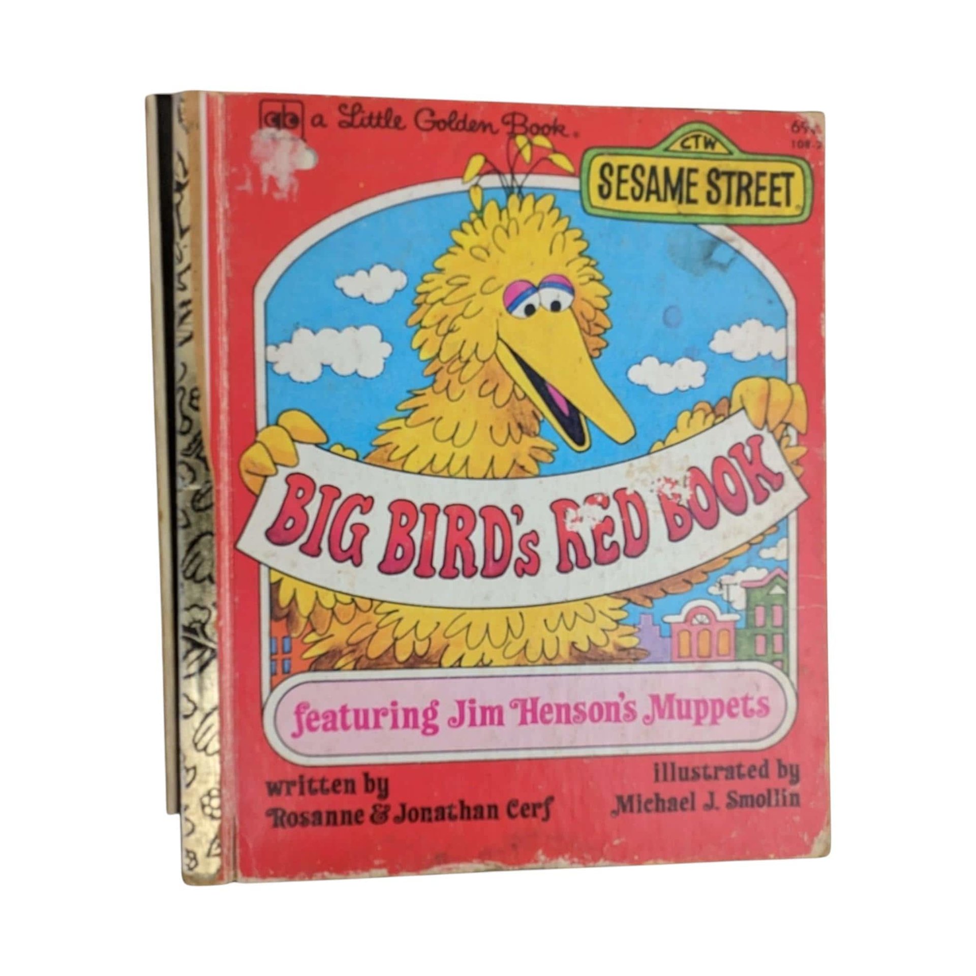Vintage Sesame Street Little Golden Book Lot, Big Bird, Oscar, Cookie Monster, Four Seasons, Children's Books, Collectible Books