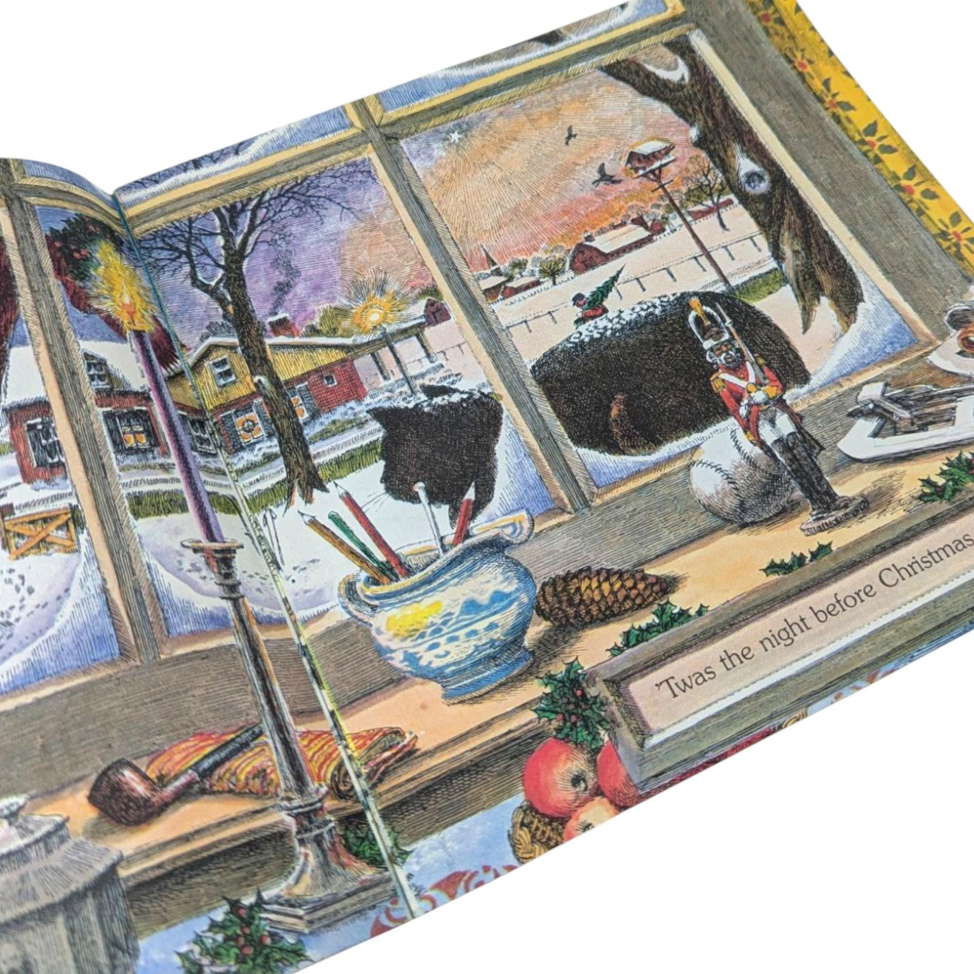 1975 Night Before Christmas Softcover, Illustrated by Douglas Gorsline, Vintage Holiday Book